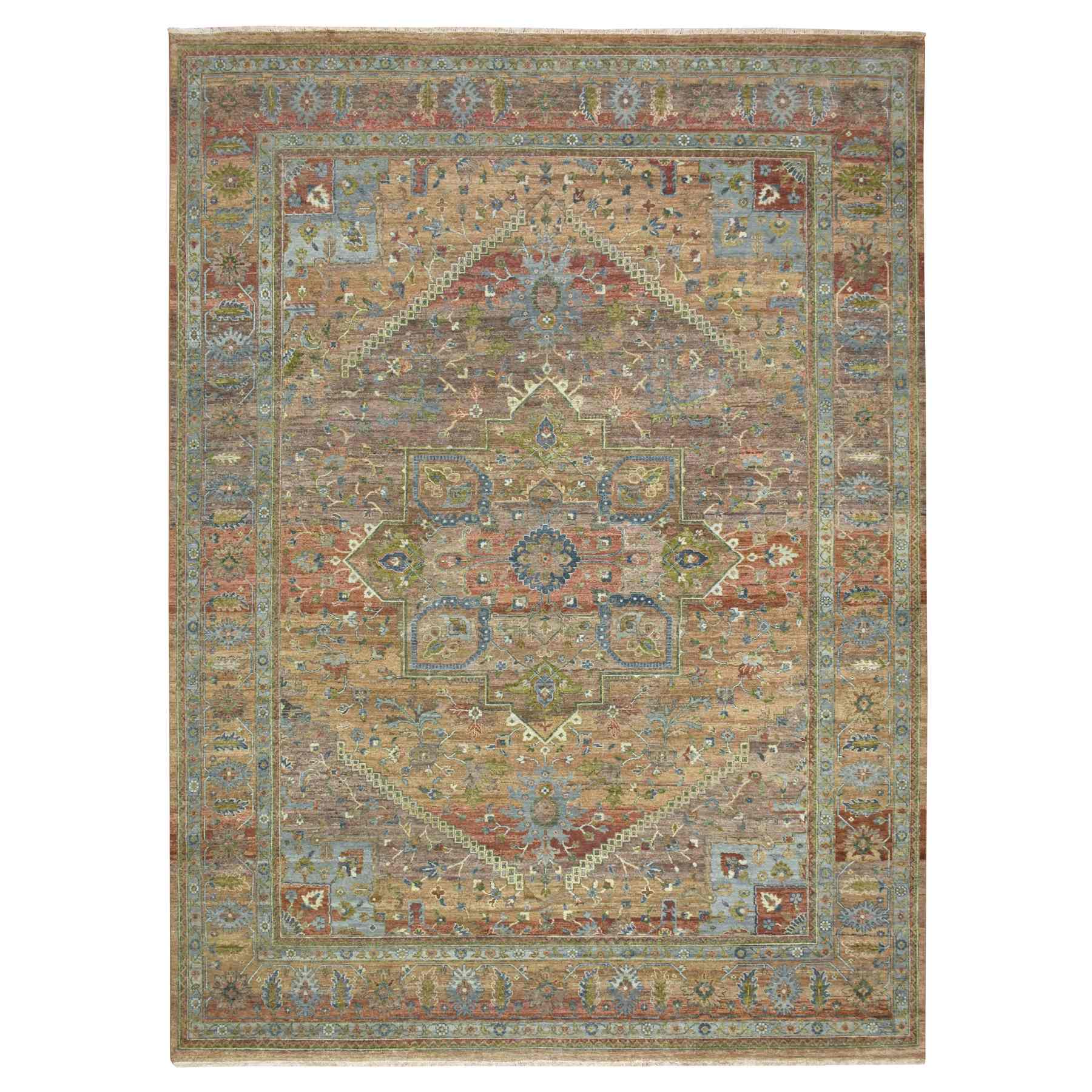 Heriz-Hand-Knotted-Rug-379675