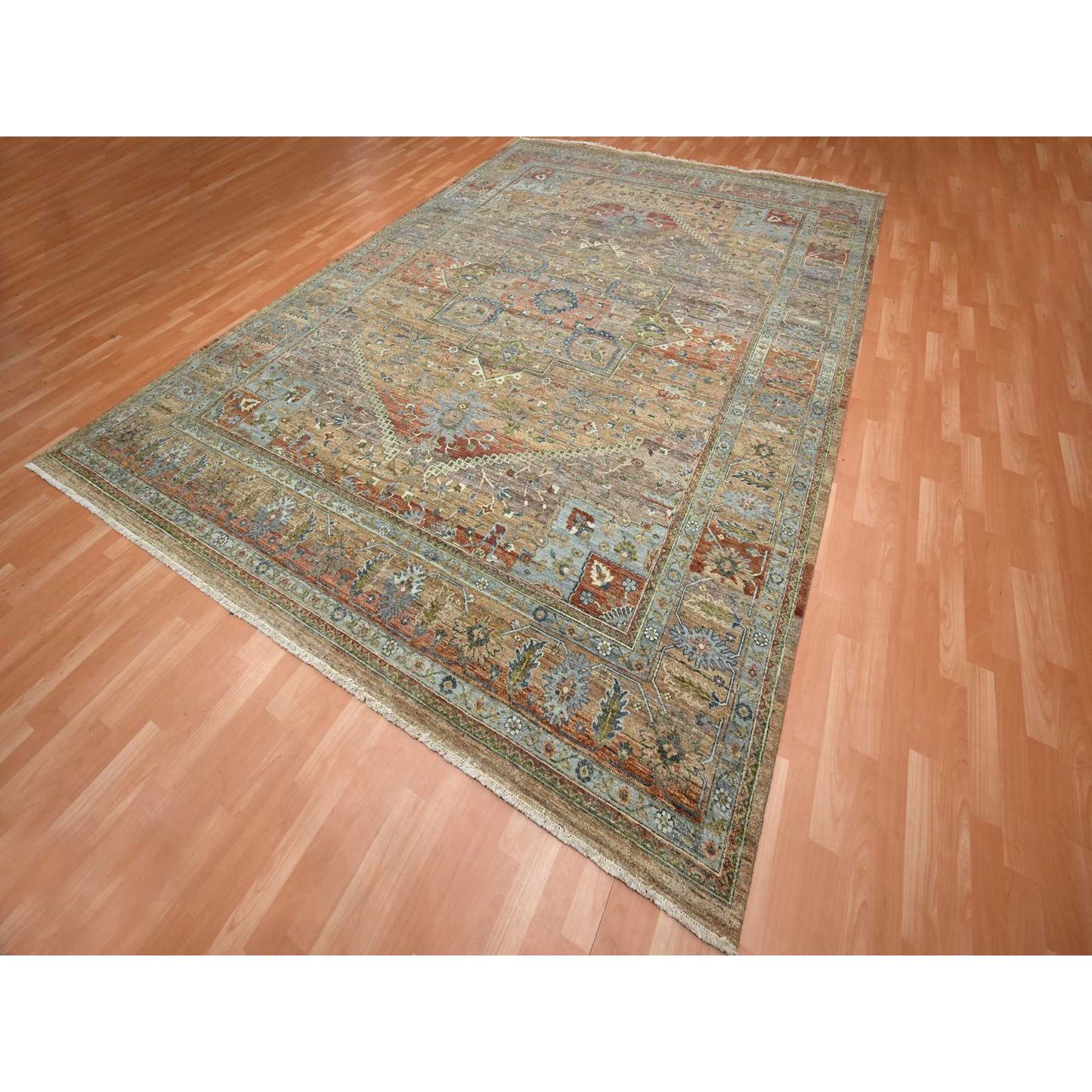 Heriz-Hand-Knotted-Rug-379675