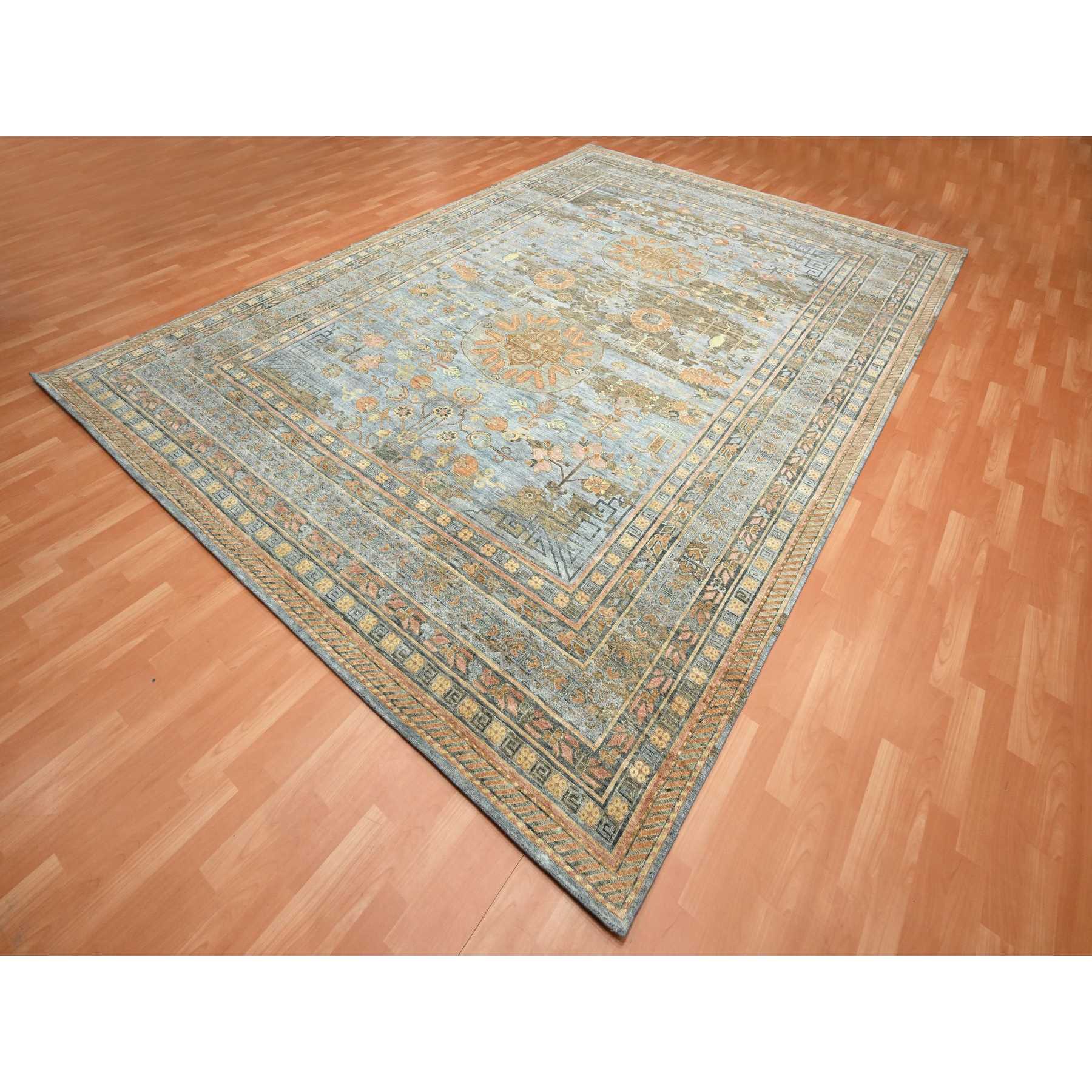 Khotan-and-Samarkand-Hand-Knotted-Rug-377825