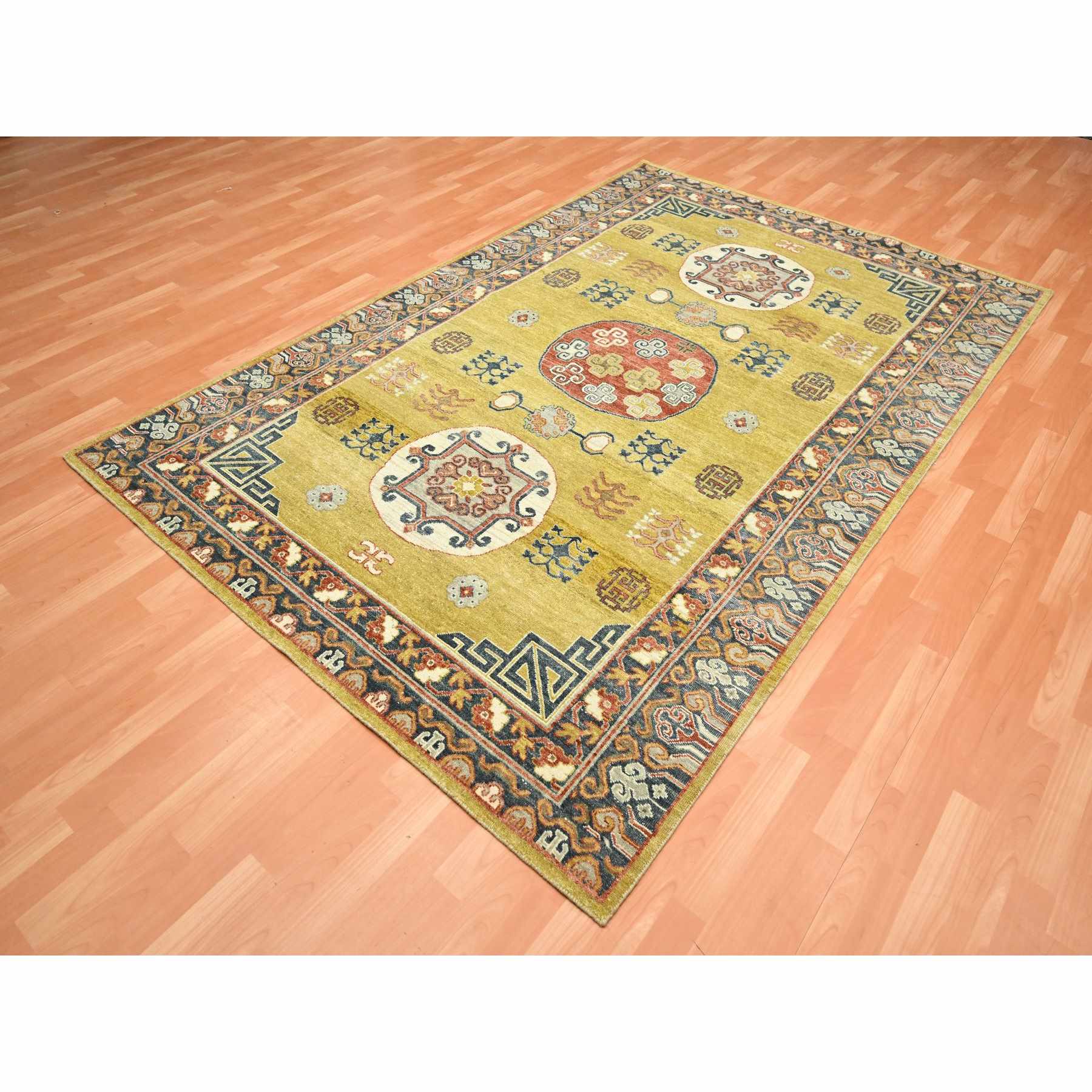 Khotan-and-Samarkand-Hand-Knotted-Rug-377860