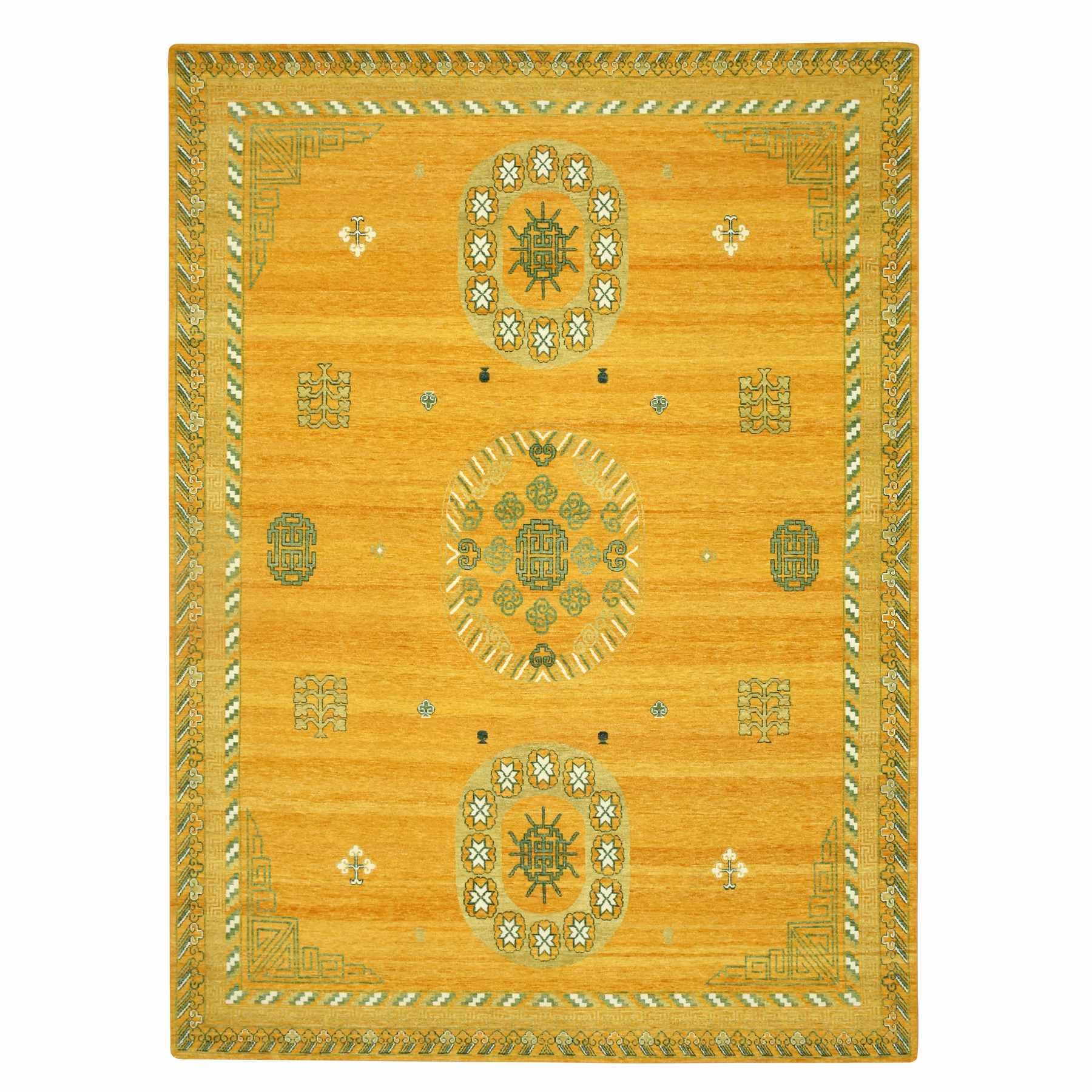 Khotan-and-Samarkand-Hand-Knotted-Rug-378425
