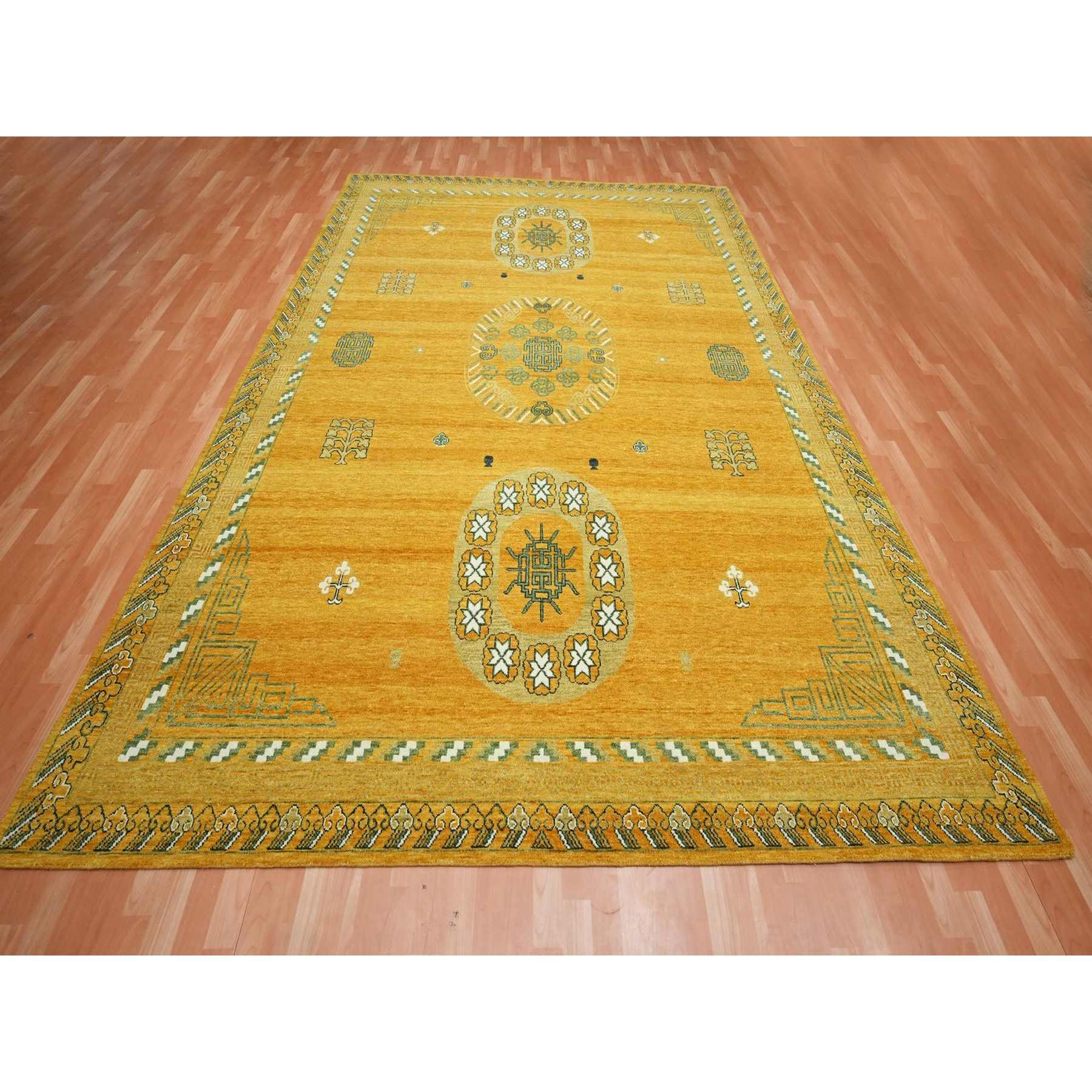 Khotan-and-Samarkand-Hand-Knotted-Rug-378425