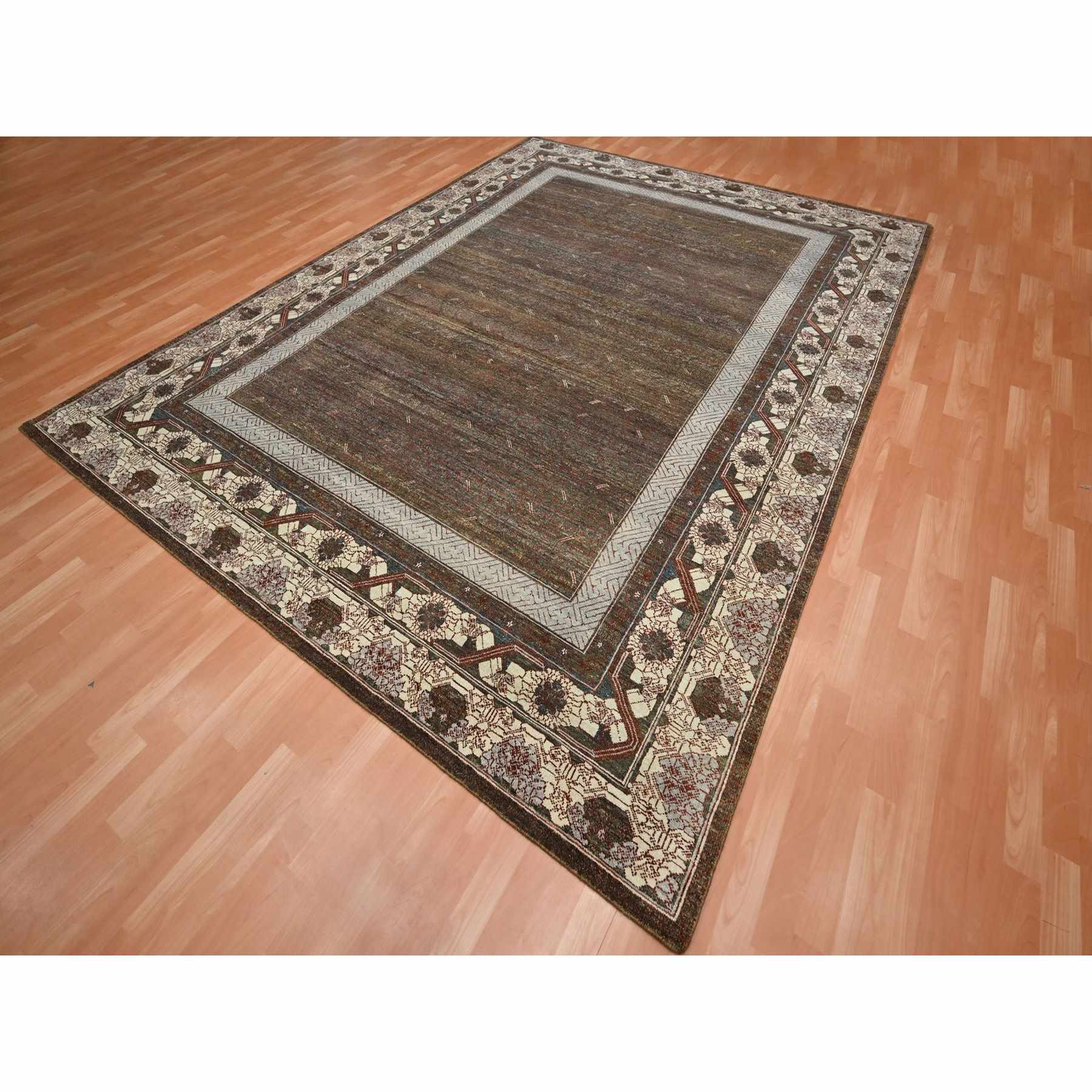Khotan-and-Samarkand-Hand-Knotted-Rug-379435
