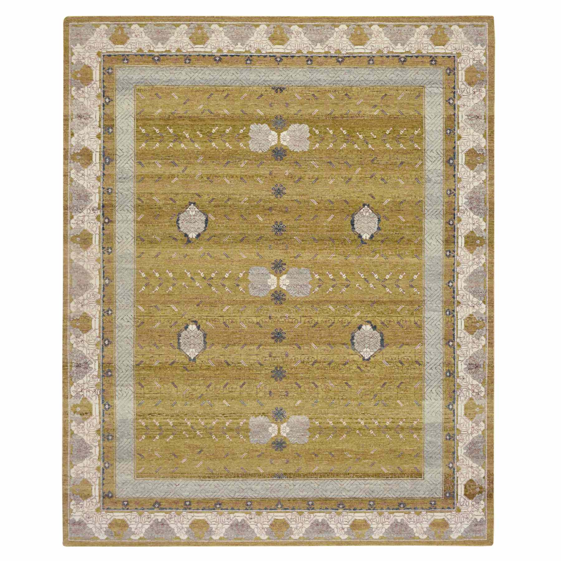Khotan-and-Samarkand-Hand-Knotted-Rug-379475
