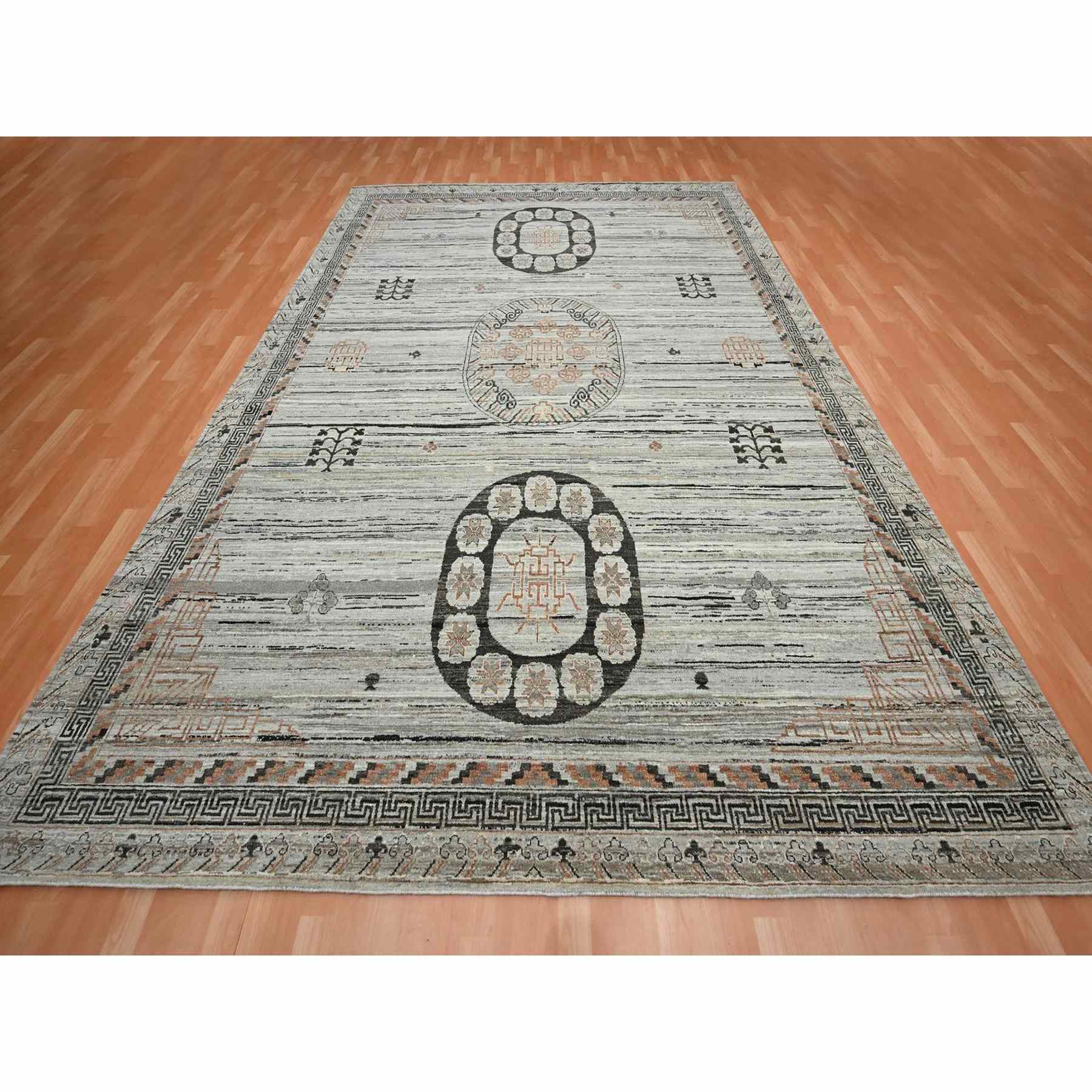 Khotan-and-Samarkand-Hand-Knotted-Rug-379655