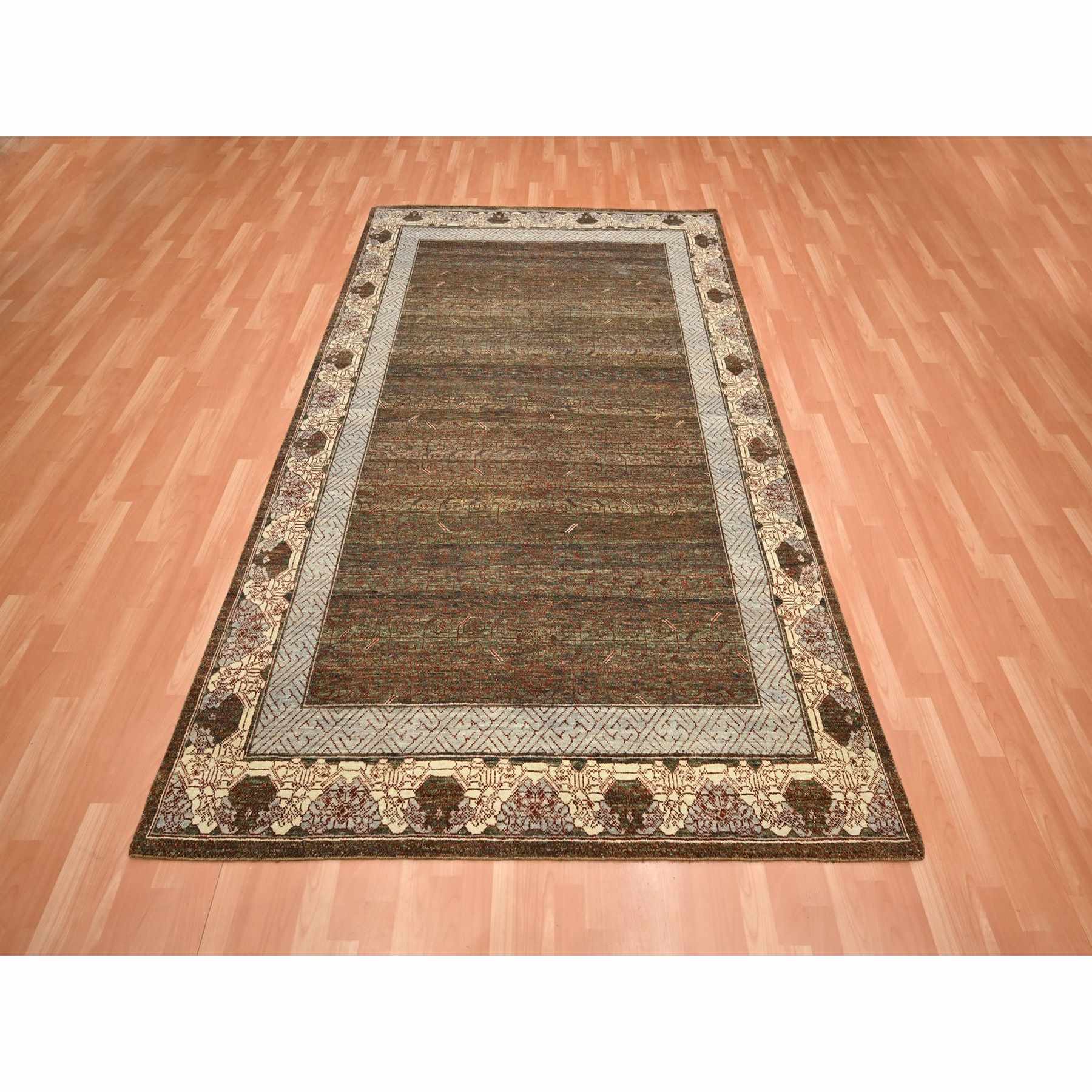 Khotan-and-Samarkand-Hand-Knotted-Rug-379715