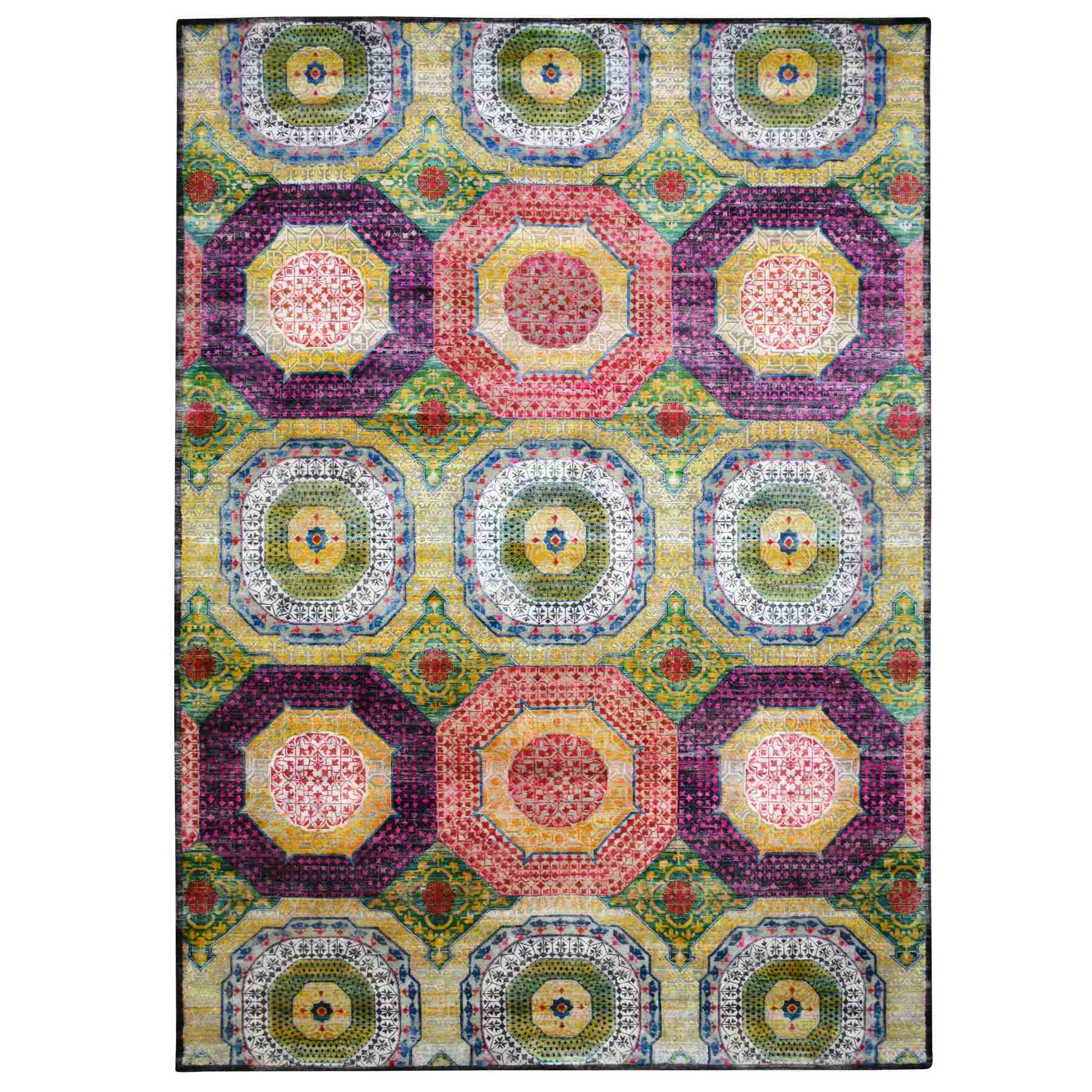 Mamluk-Hand-Knotted-Rug-378650