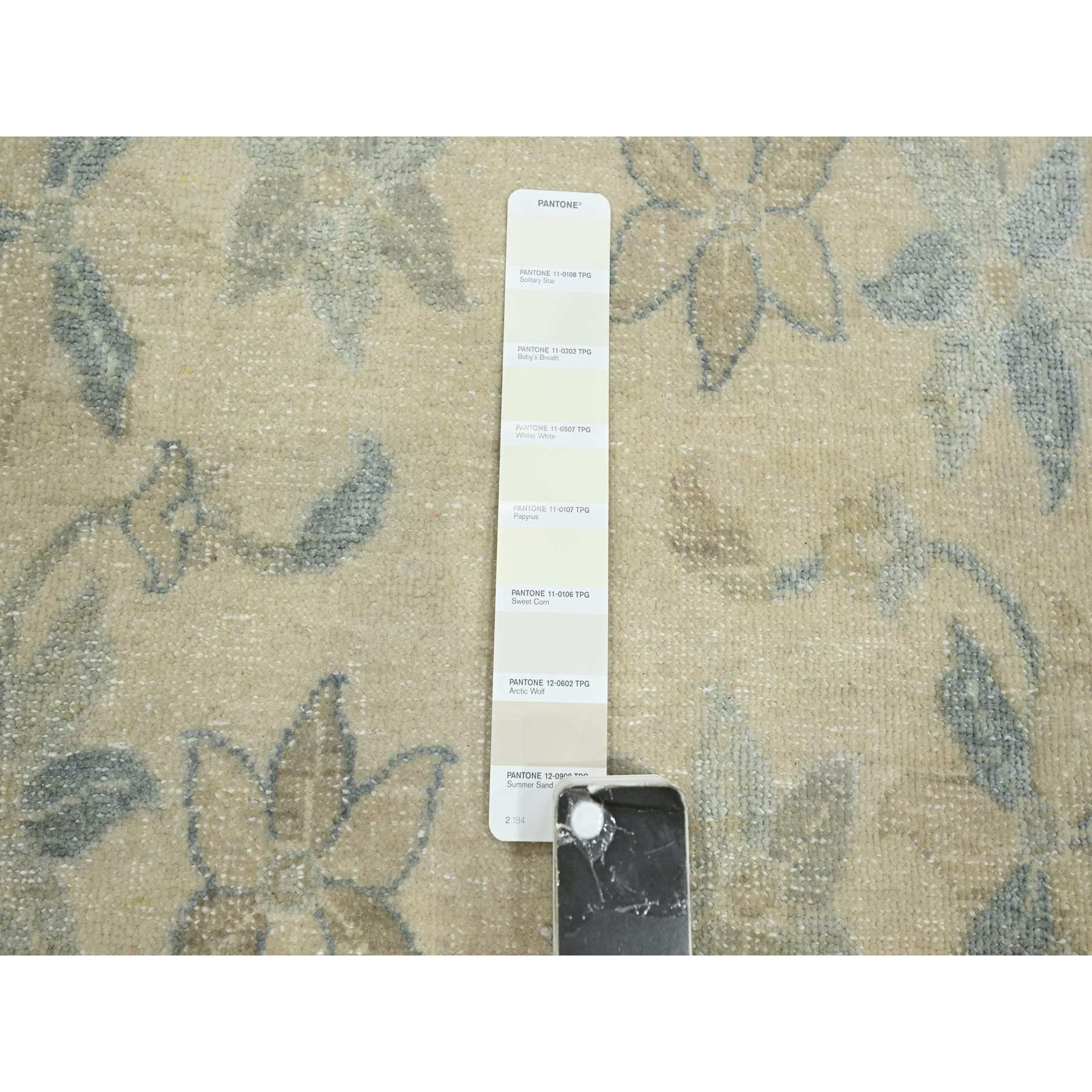 Oushak-And-Peshawar-Hand-Knotted-Rug-378185