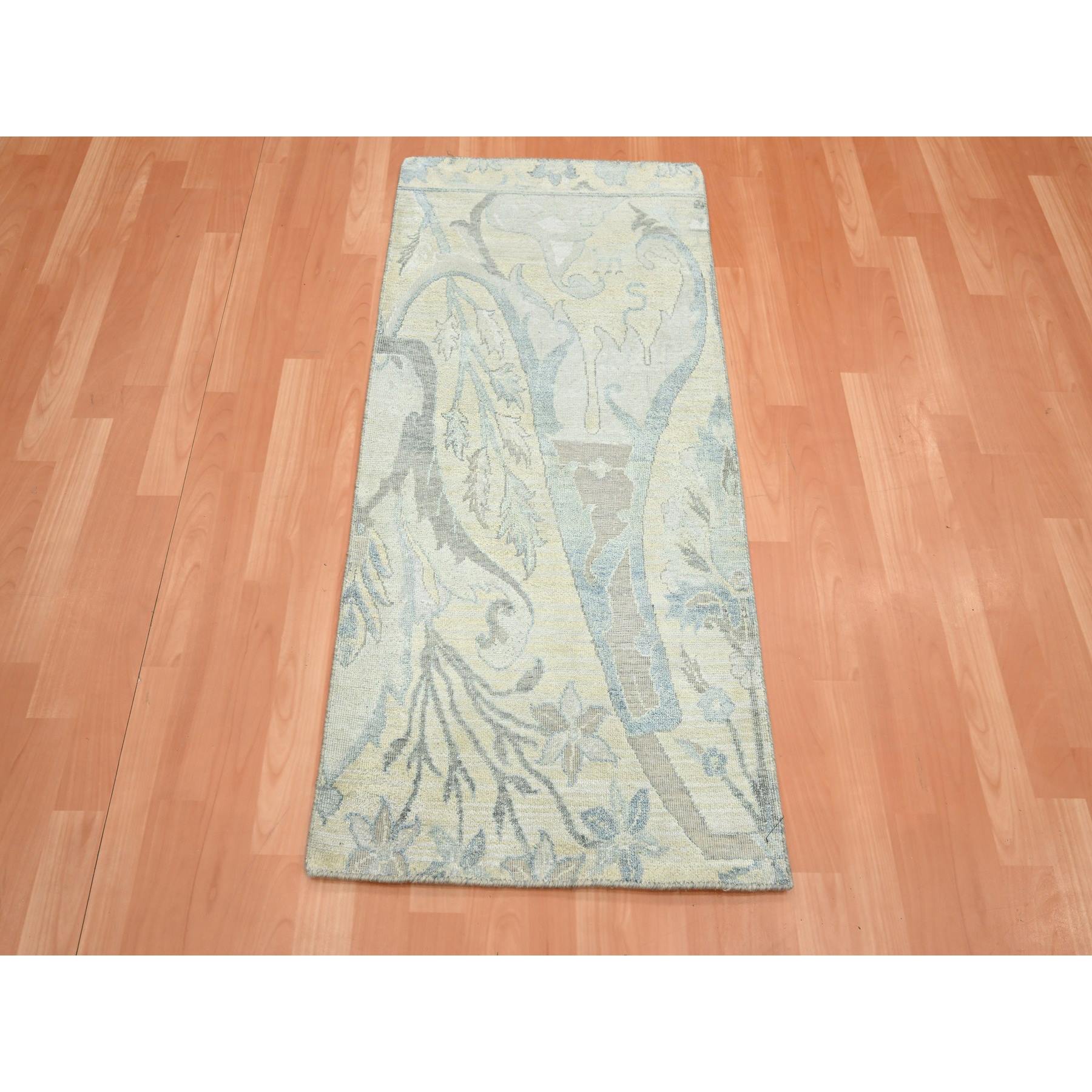 Oushak-And-Peshawar-Hand-Knotted-Rug-378290