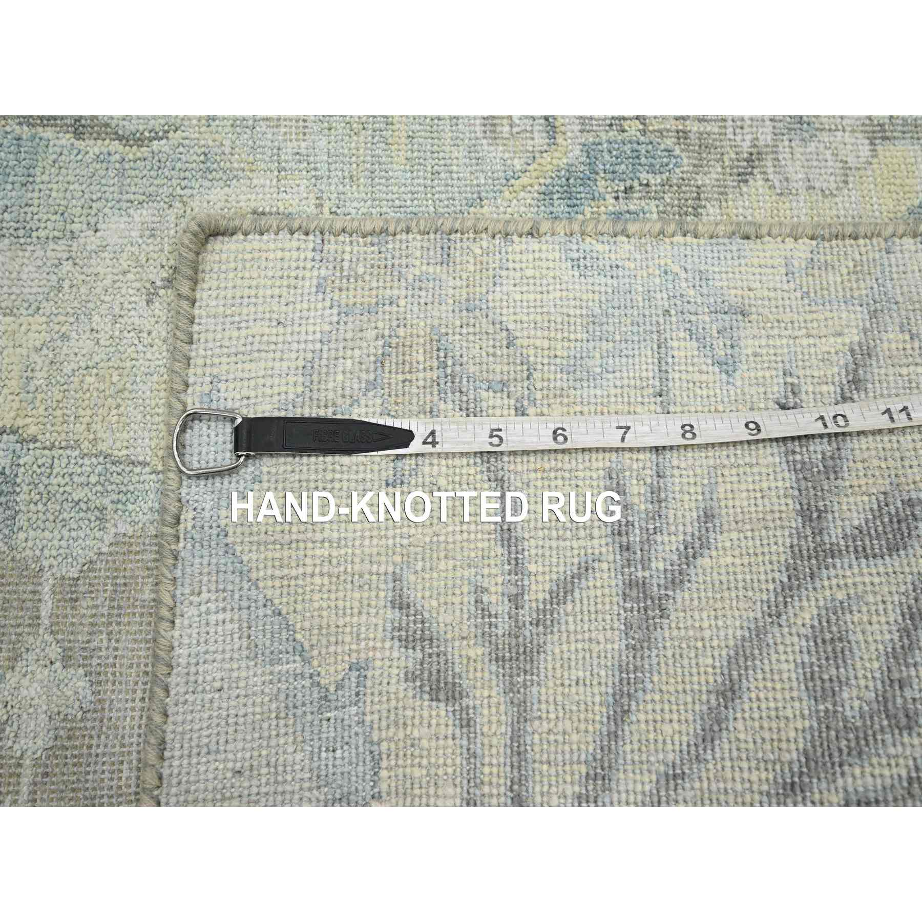 Oushak-And-Peshawar-Hand-Knotted-Rug-378290