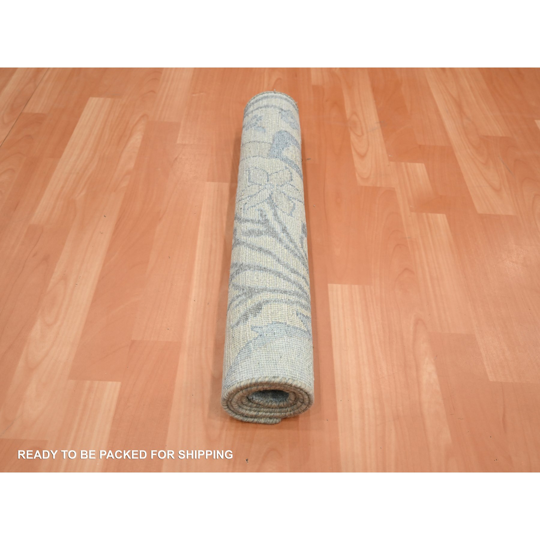 Oushak-And-Peshawar-Hand-Knotted-Rug-378290