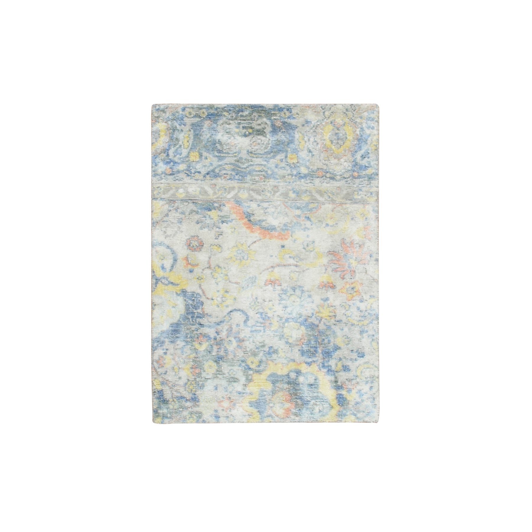 Oushak-And-Peshawar-Hand-Knotted-Rug-378320
