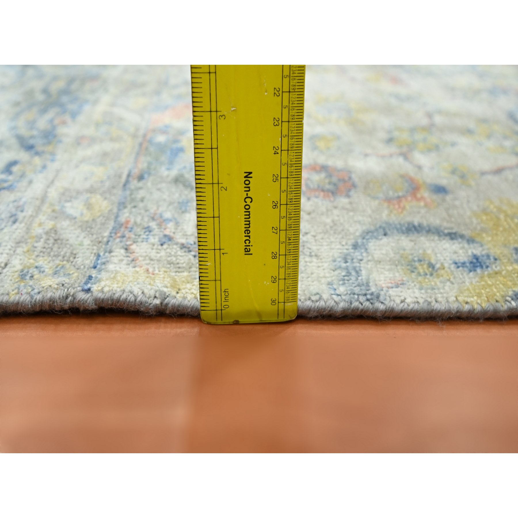 Oushak-And-Peshawar-Hand-Knotted-Rug-378320