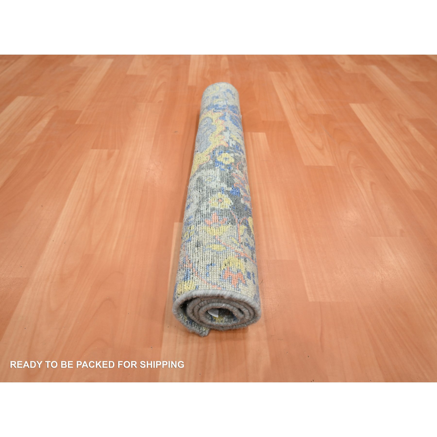 Oushak-And-Peshawar-Hand-Knotted-Rug-378320