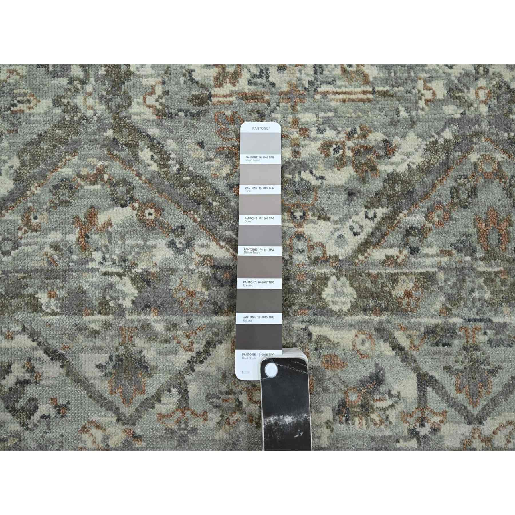 Oushak-And-Peshawar-Hand-Knotted-Rug-378680