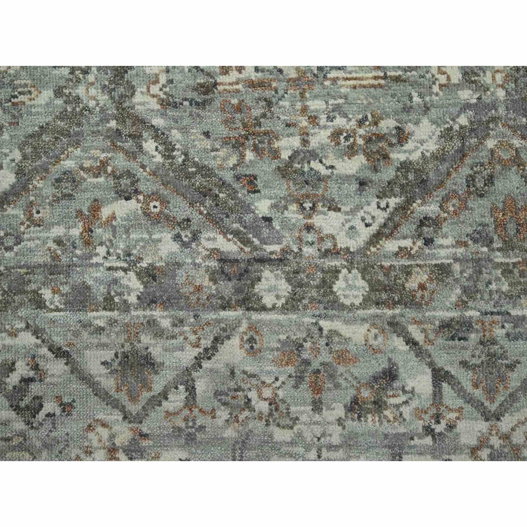 Oushak-And-Peshawar-Hand-Knotted-Rug-378680