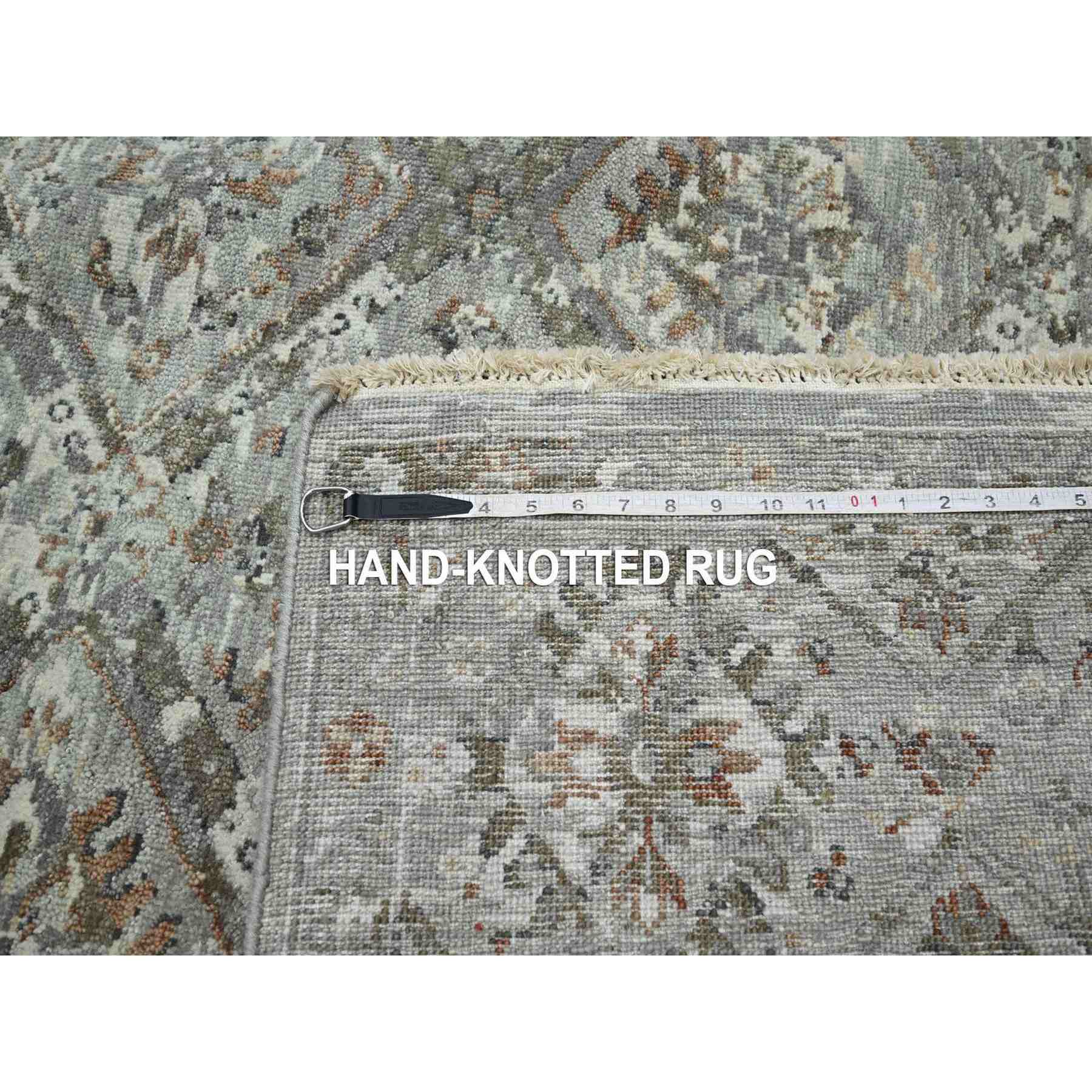 Oushak-And-Peshawar-Hand-Knotted-Rug-378680