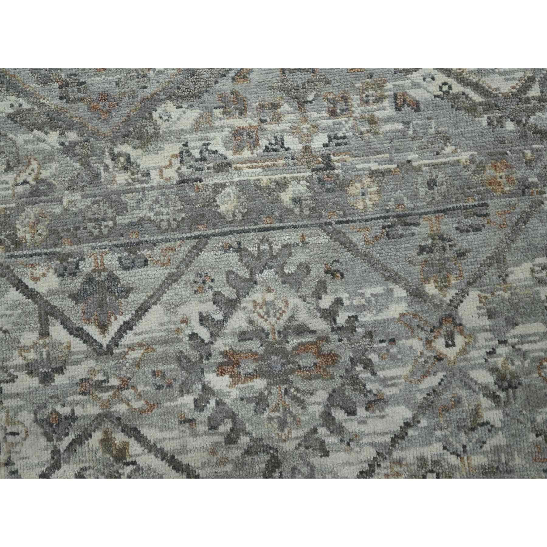 Oushak-And-Peshawar-Hand-Knotted-Rug-378685