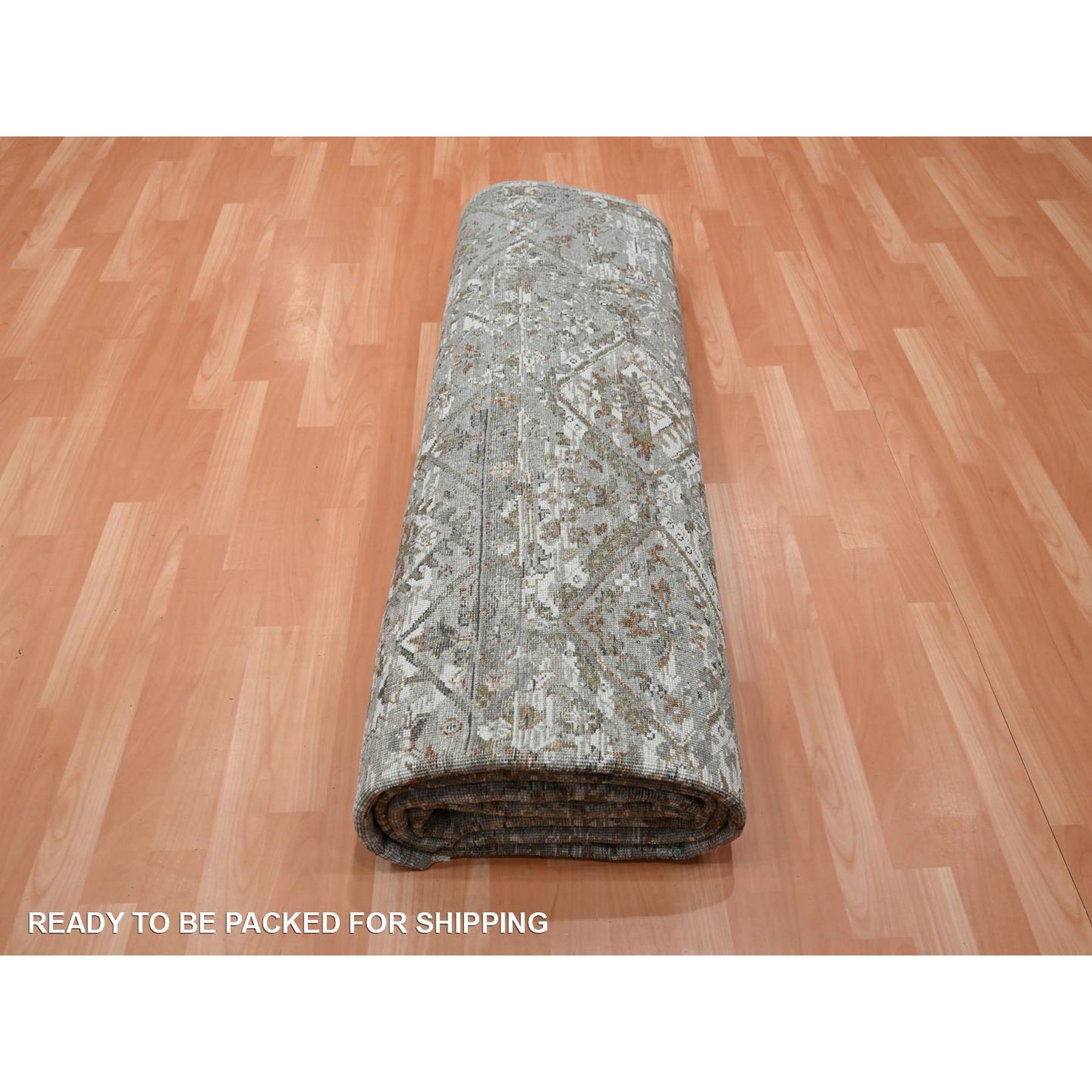 Oushak-And-Peshawar-Hand-Knotted-Rug-378685