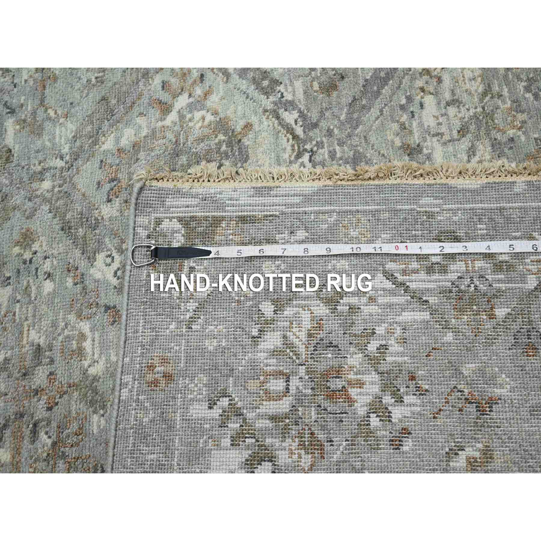 Oushak-And-Peshawar-Hand-Knotted-Rug-378685