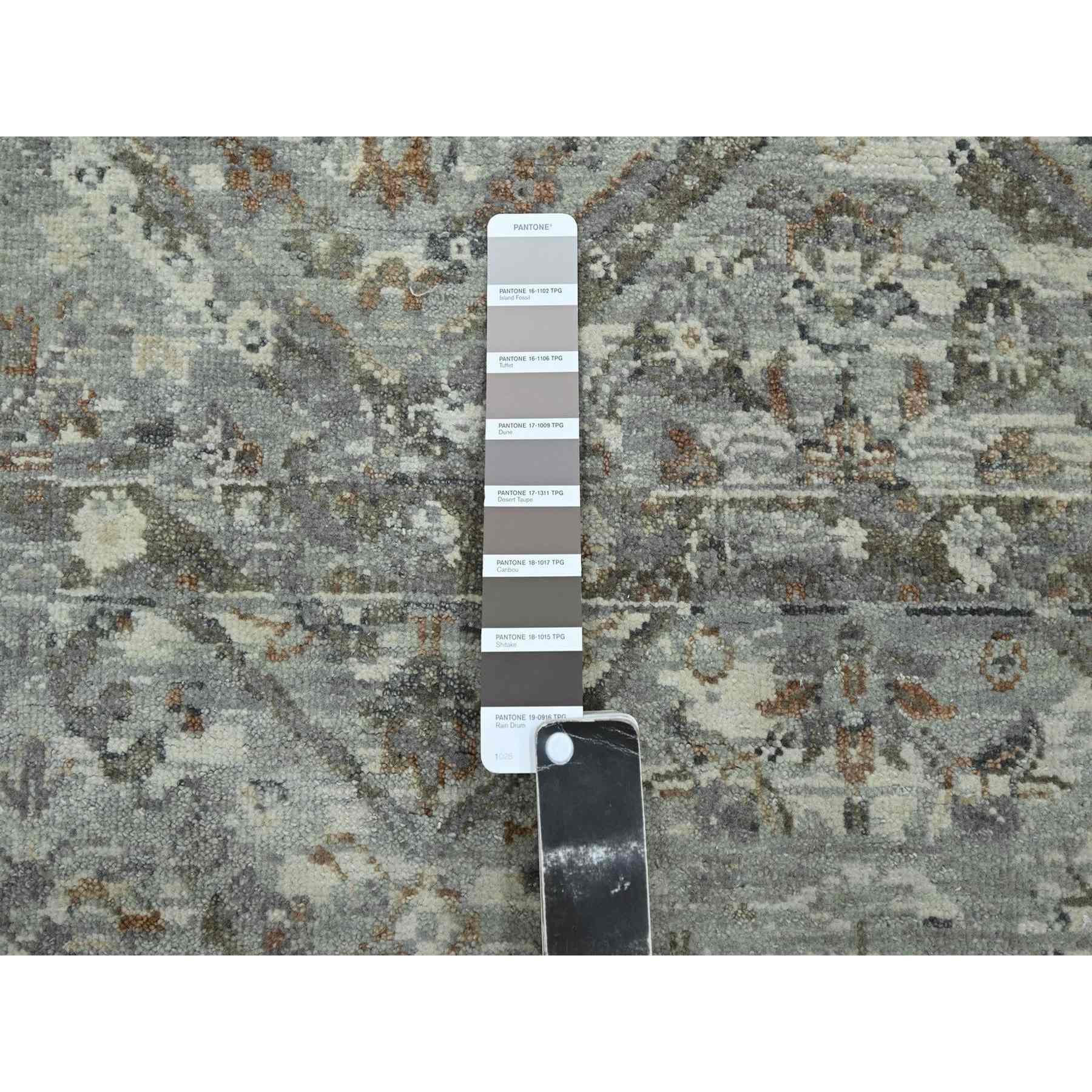 Oushak-And-Peshawar-Hand-Knotted-Rug-378690