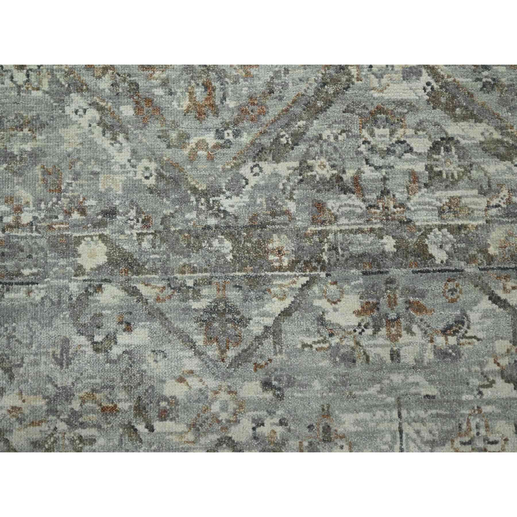 Oushak-And-Peshawar-Hand-Knotted-Rug-378690