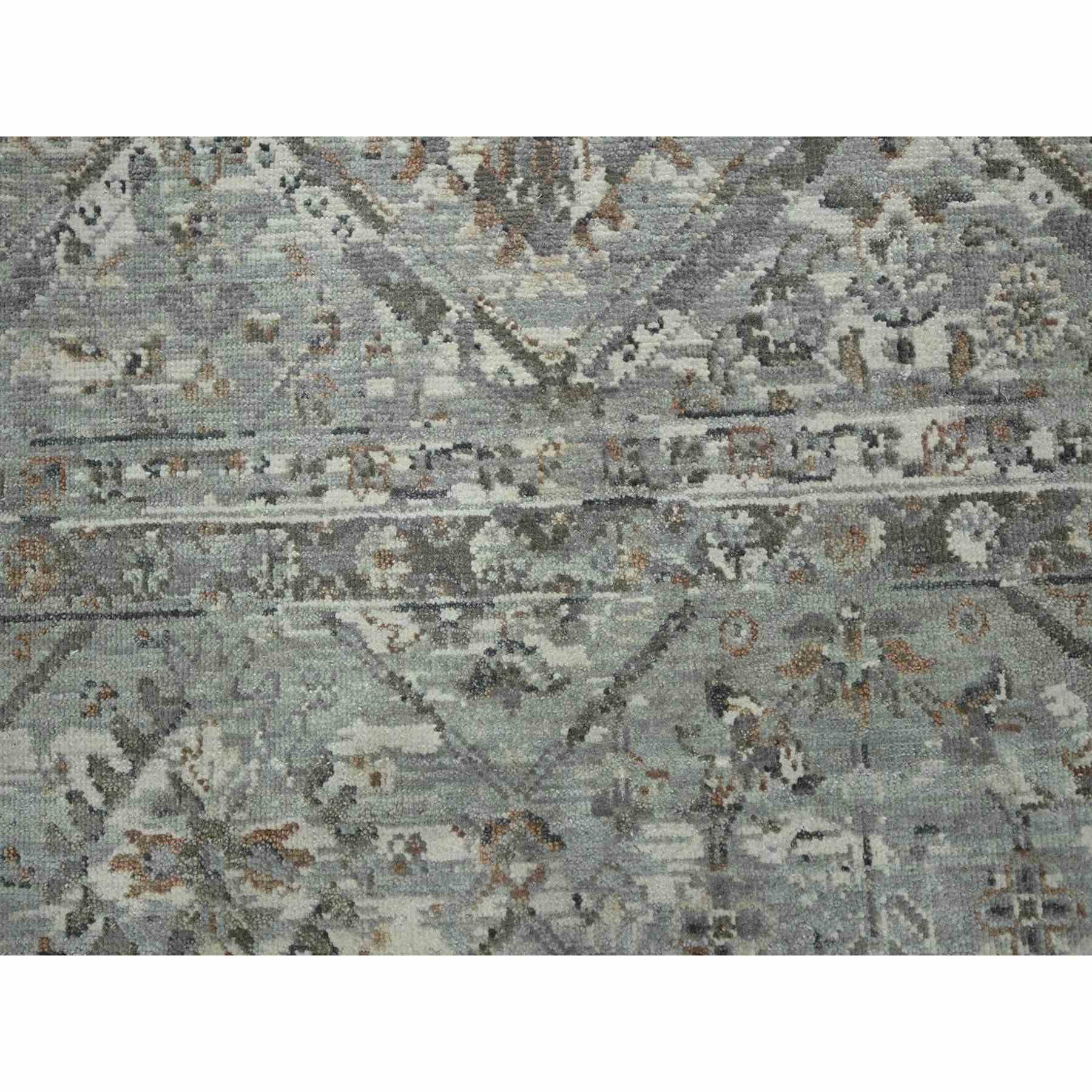 Oushak-And-Peshawar-Hand-Knotted-Rug-378700