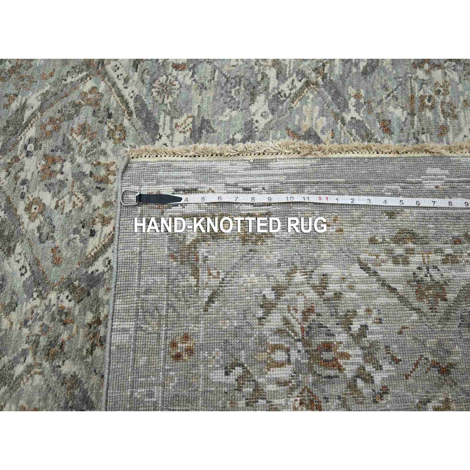 Oushak-And-Peshawar-Hand-Knotted-Rug-378700