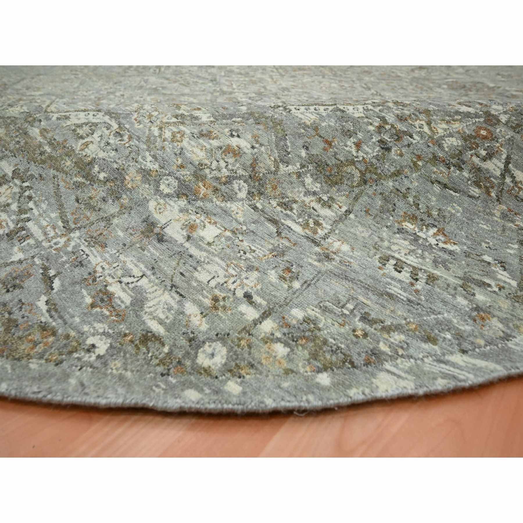 Oushak-And-Peshawar-Hand-Knotted-Rug-378710
