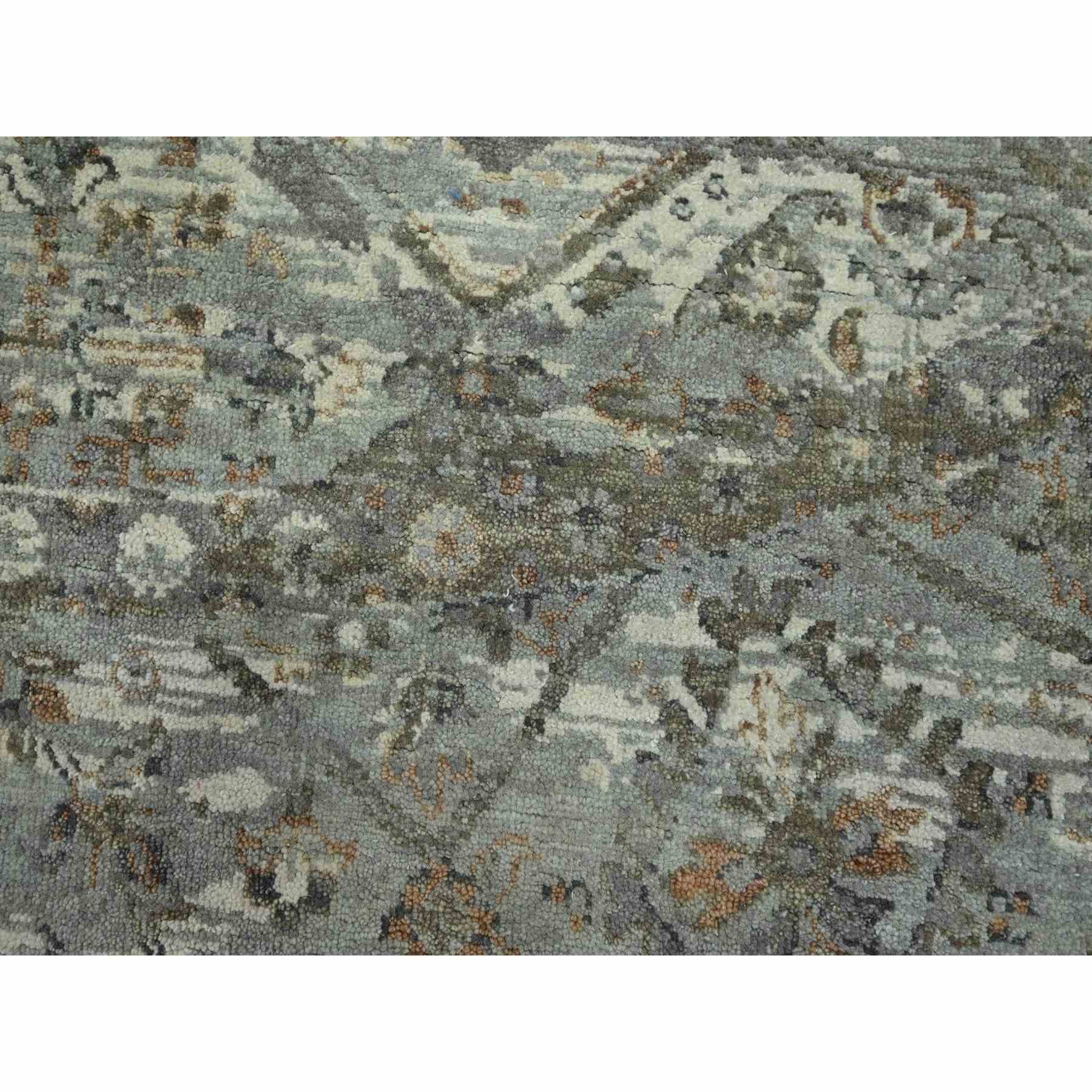 Oushak-And-Peshawar-Hand-Knotted-Rug-378710