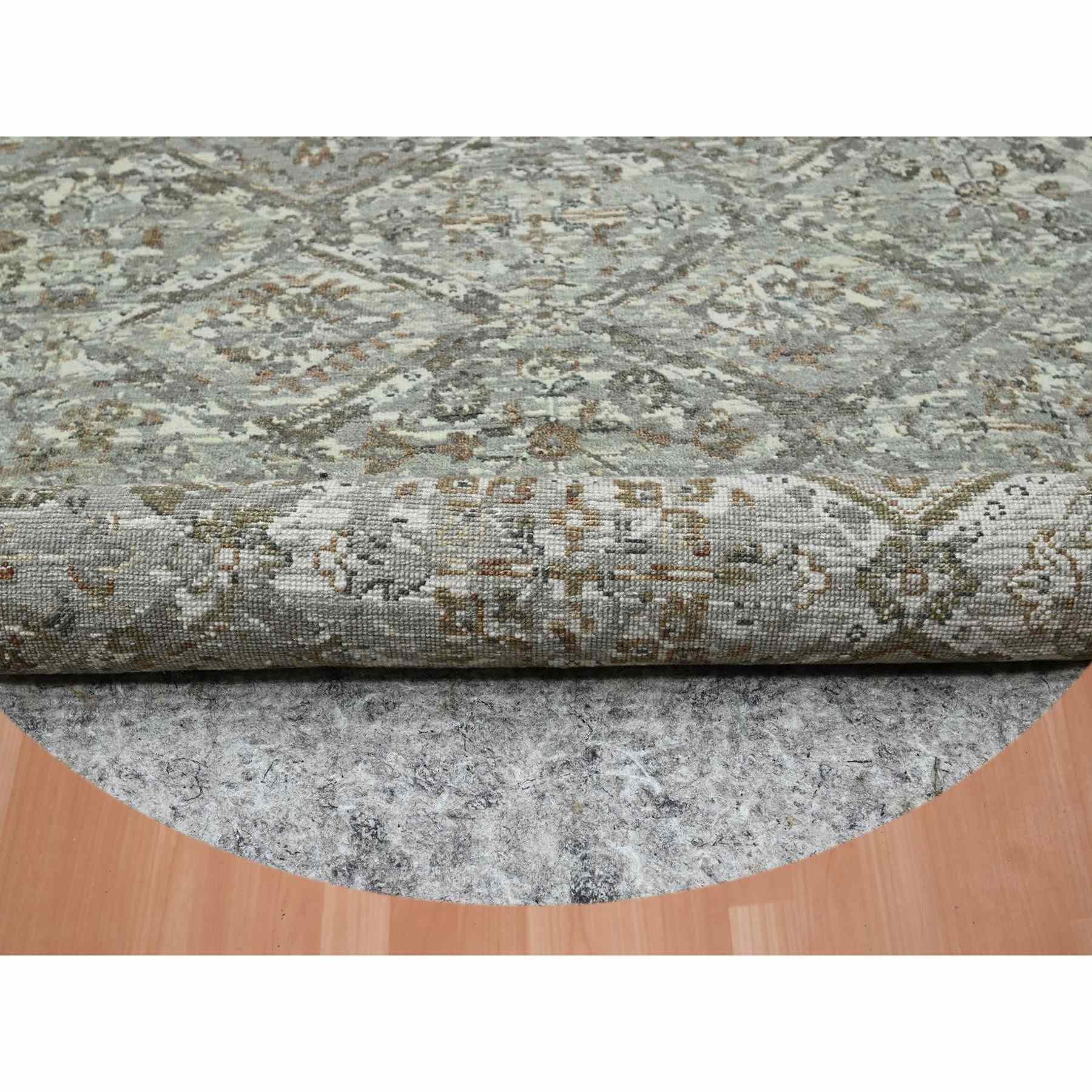 Oushak-And-Peshawar-Hand-Knotted-Rug-378715