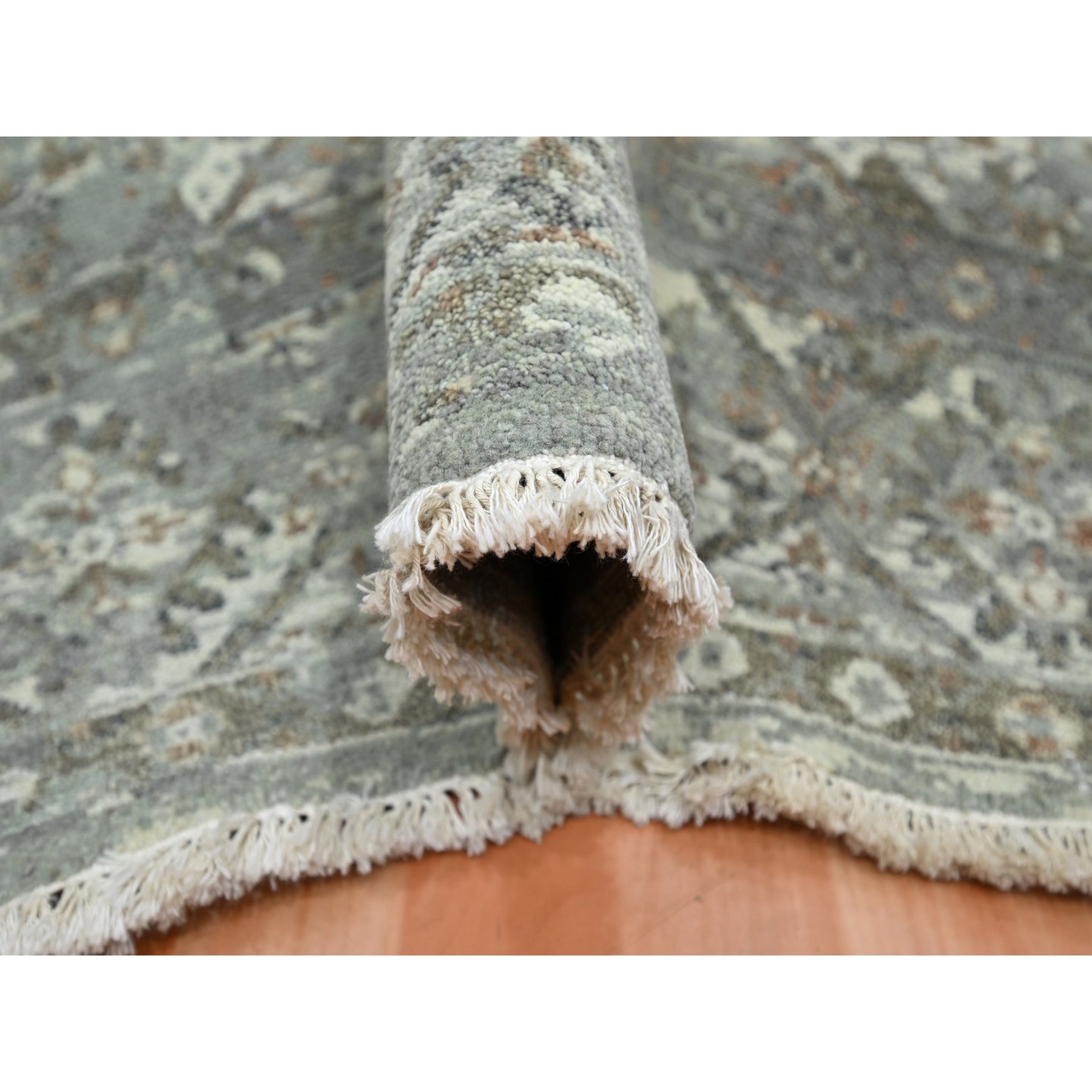 Oushak-And-Peshawar-Hand-Knotted-Rug-378725