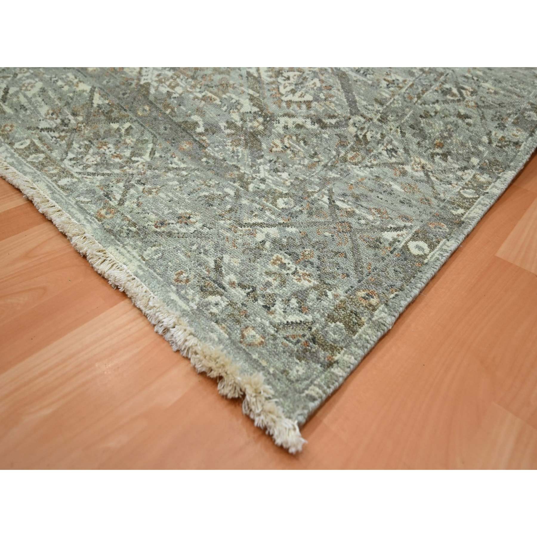 Oushak-And-Peshawar-Hand-Knotted-Rug-378725