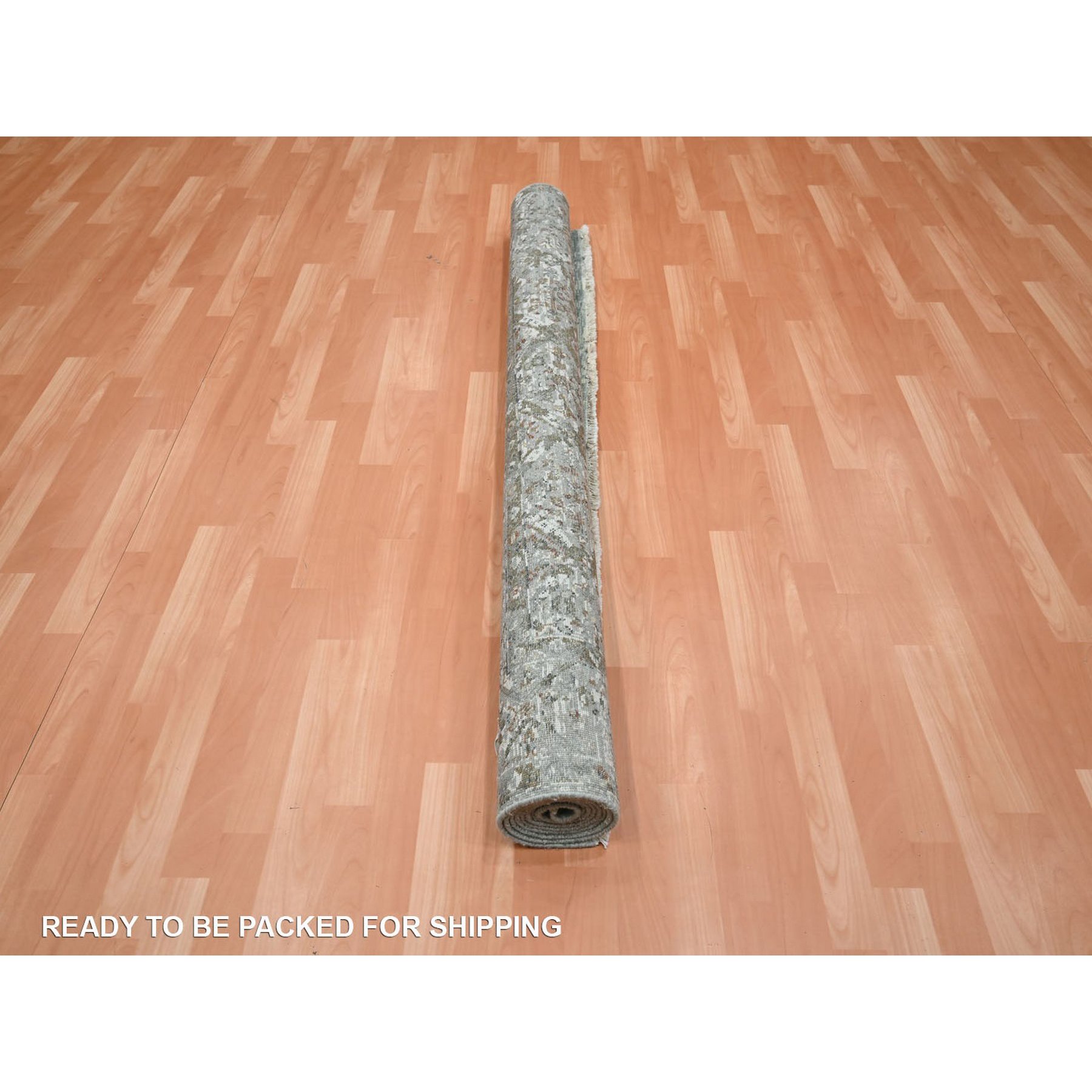 Oushak-And-Peshawar-Hand-Knotted-Rug-378725