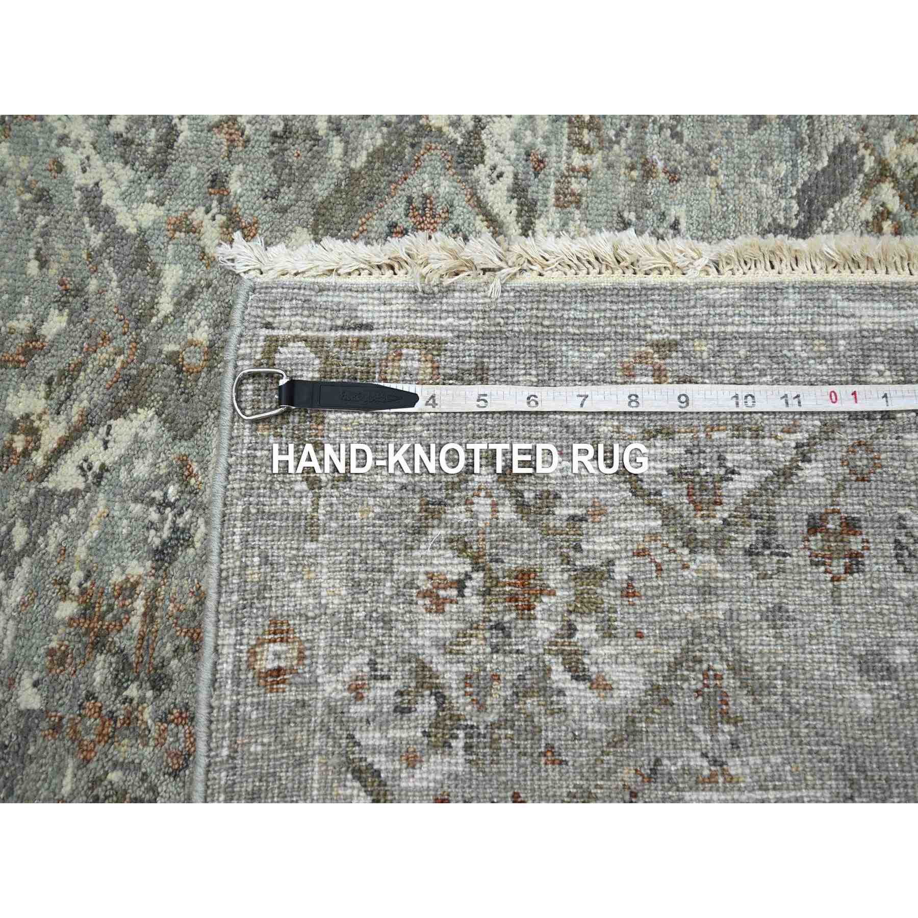 Oushak-And-Peshawar-Hand-Knotted-Rug-378725