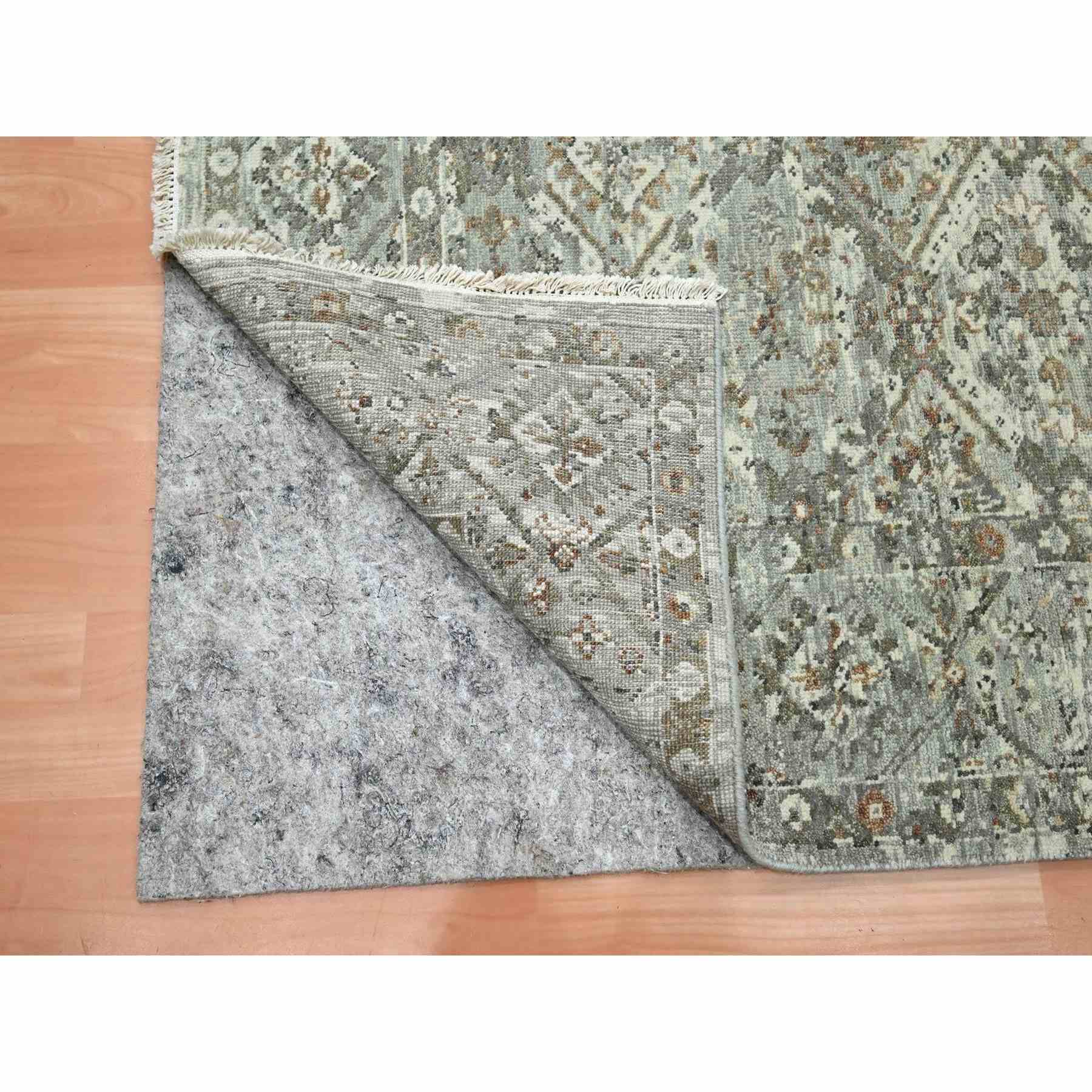 Oushak-And-Peshawar-Hand-Knotted-Rug-378730