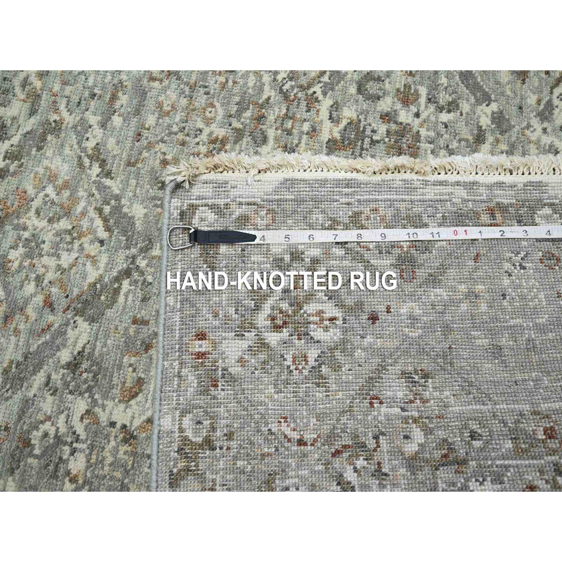 Oushak-And-Peshawar-Hand-Knotted-Rug-378730