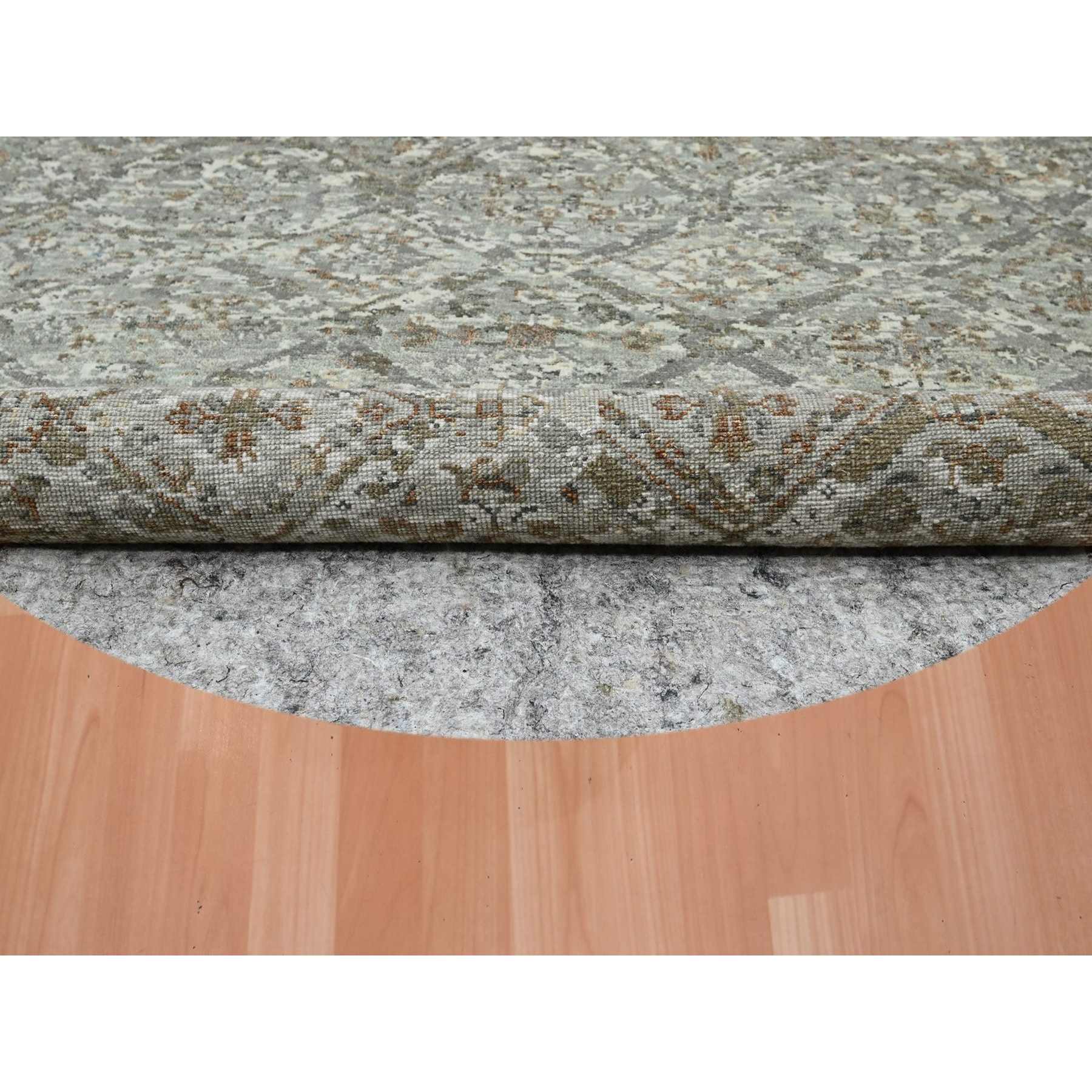 Oushak-And-Peshawar-Hand-Knotted-Rug-378735