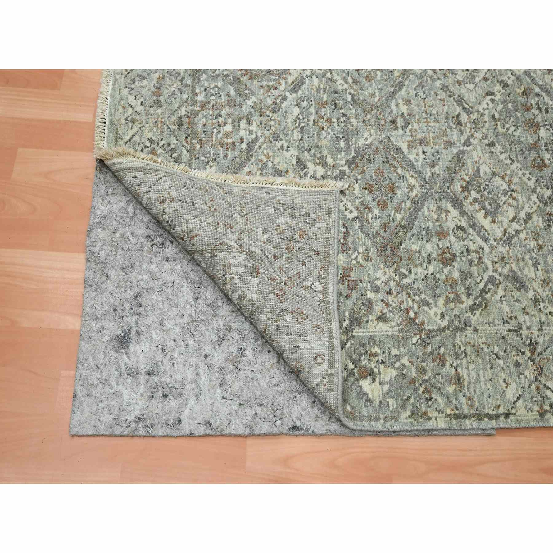Oushak-And-Peshawar-Hand-Knotted-Rug-378740