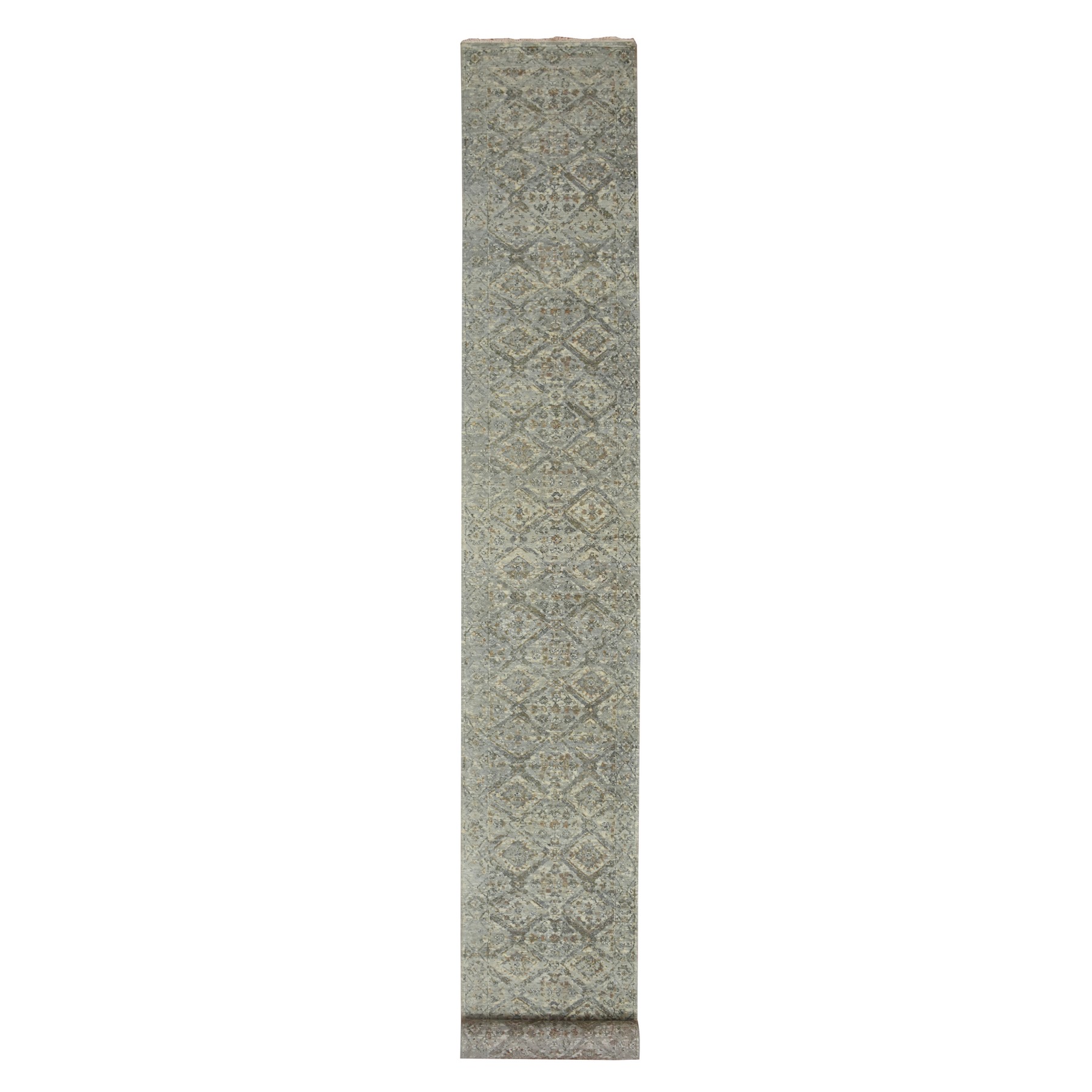 Oushak-And-Peshawar-Hand-Knotted-Rug-378745