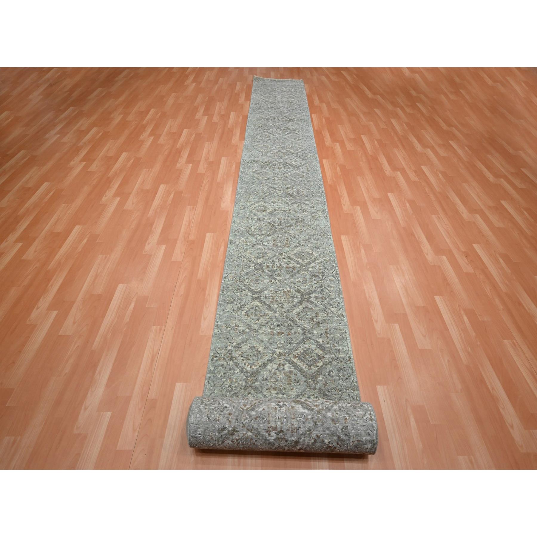 Oushak-And-Peshawar-Hand-Knotted-Rug-378750
