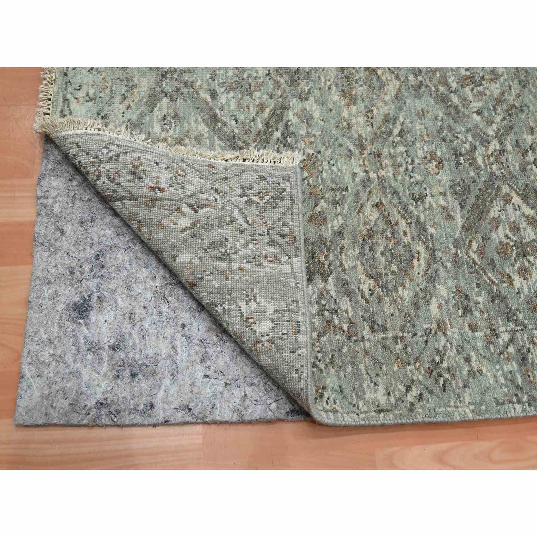 Oushak-And-Peshawar-Hand-Knotted-Rug-378750