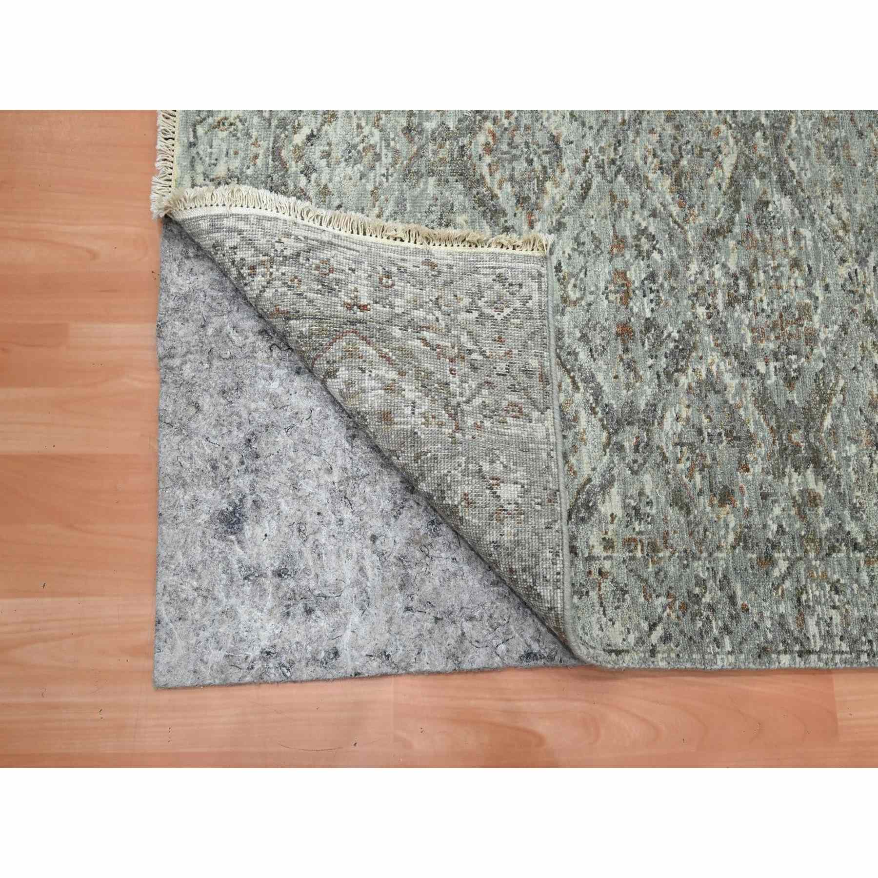 Oushak-And-Peshawar-Hand-Knotted-Rug-378755