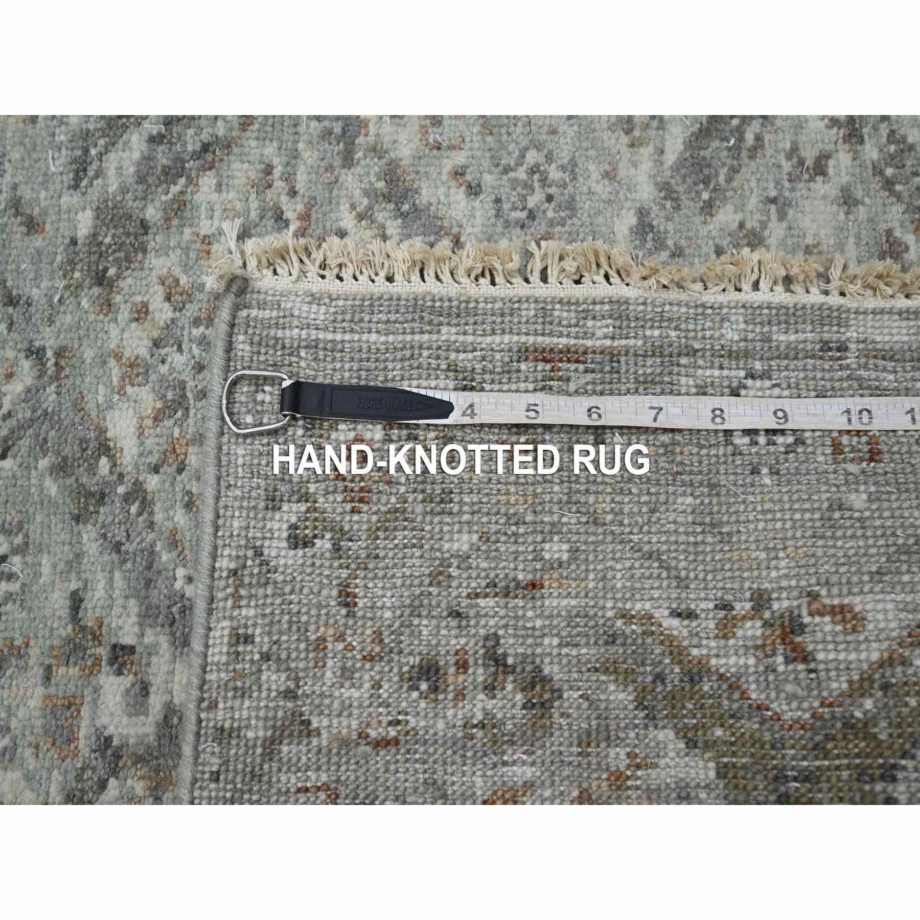 Oushak-And-Peshawar-Hand-Knotted-Rug-378760