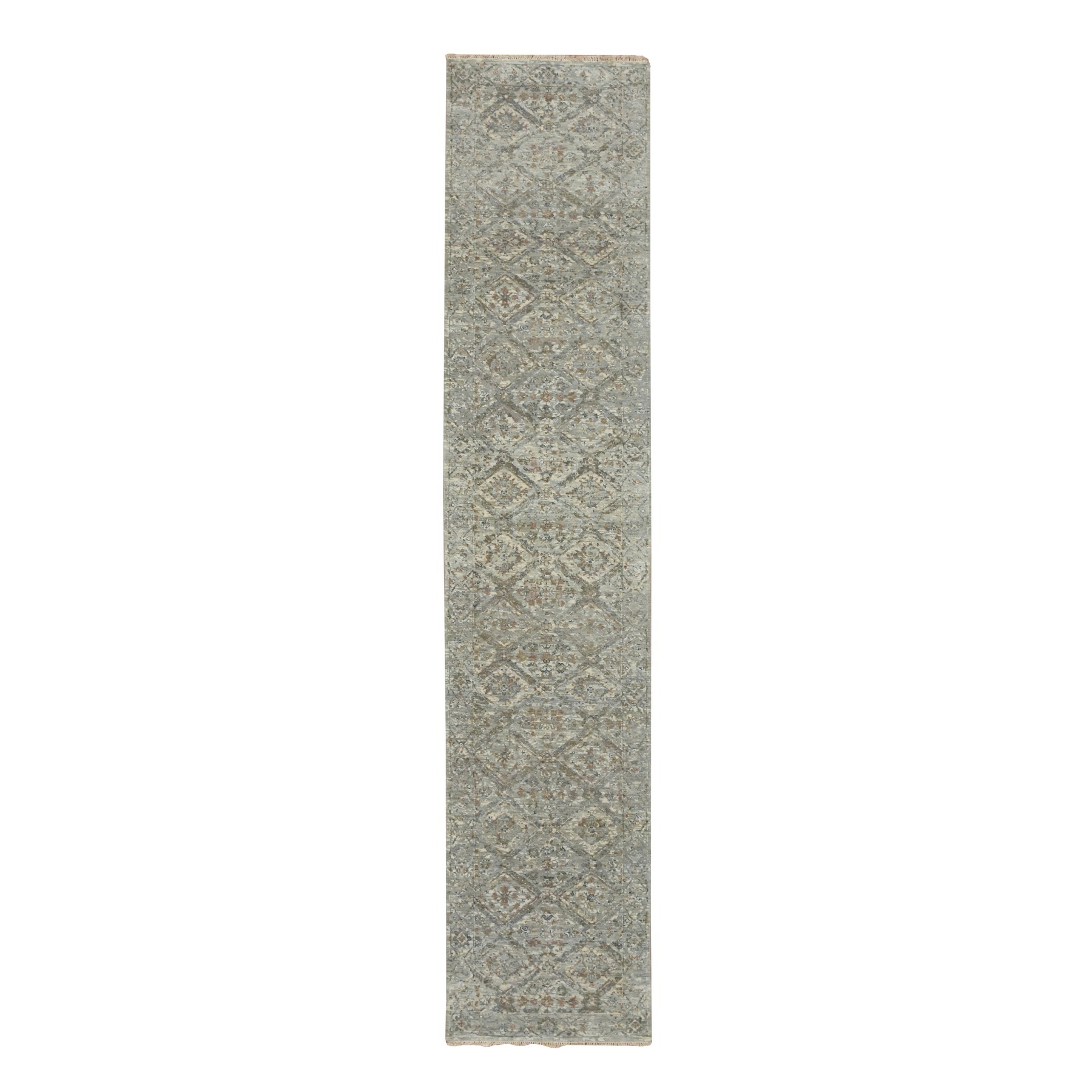 Oushak-And-Peshawar-Hand-Knotted-Rug-378765