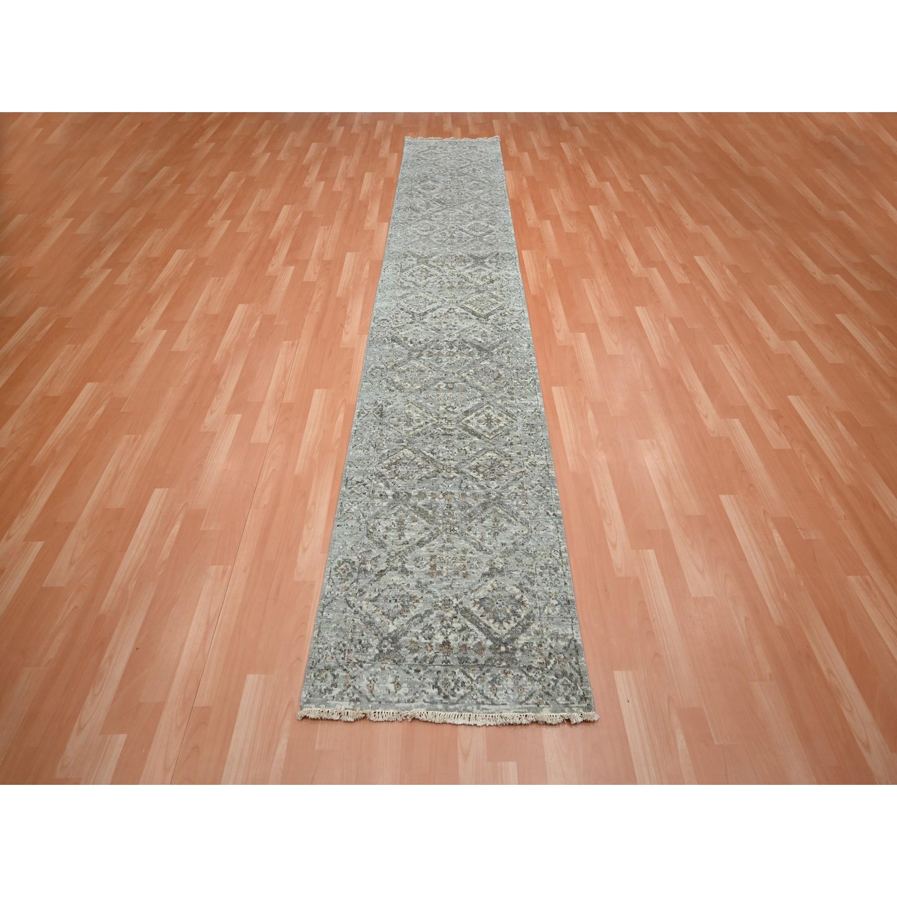 Oushak-And-Peshawar-Hand-Knotted-Rug-378765
