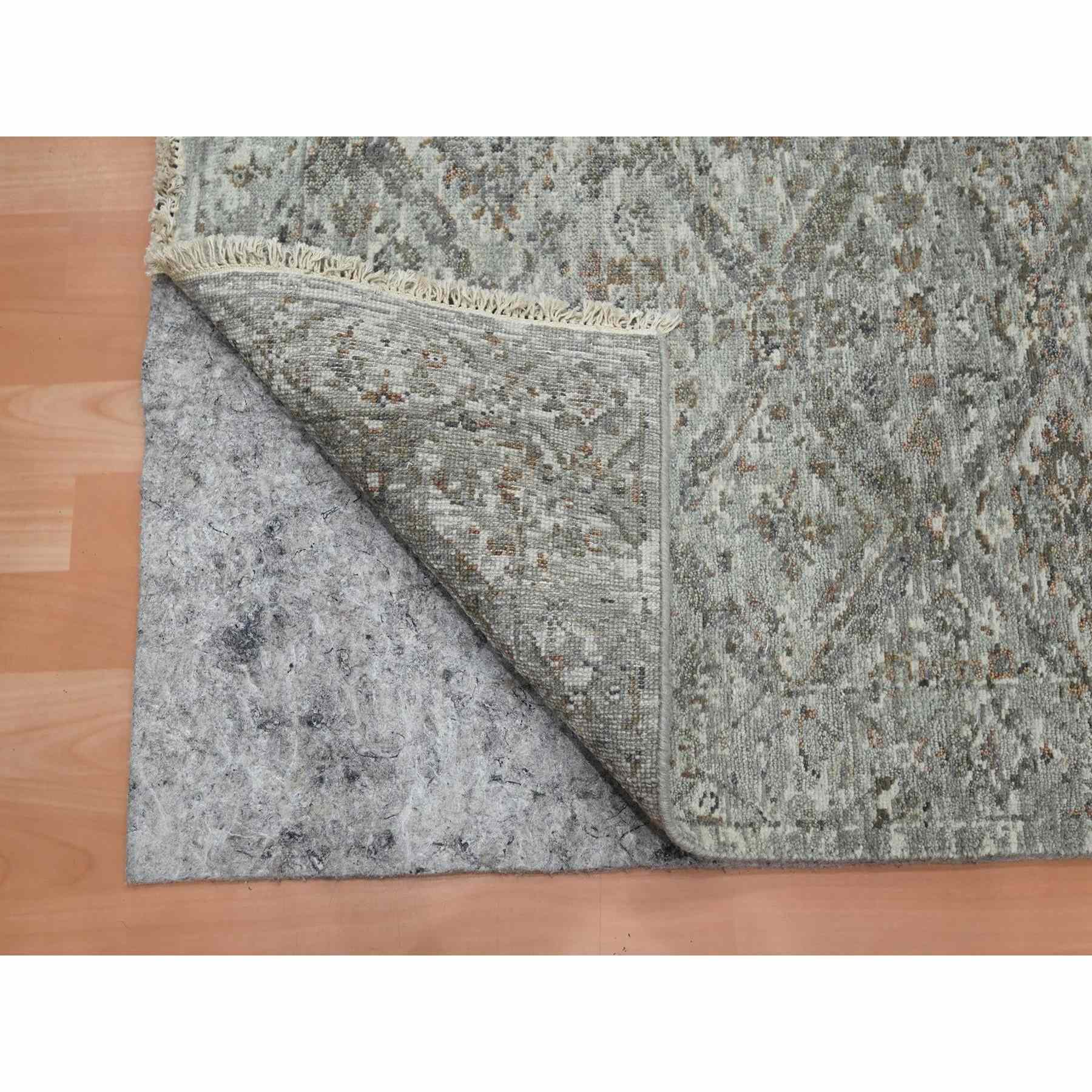 Oushak-And-Peshawar-Hand-Knotted-Rug-378765