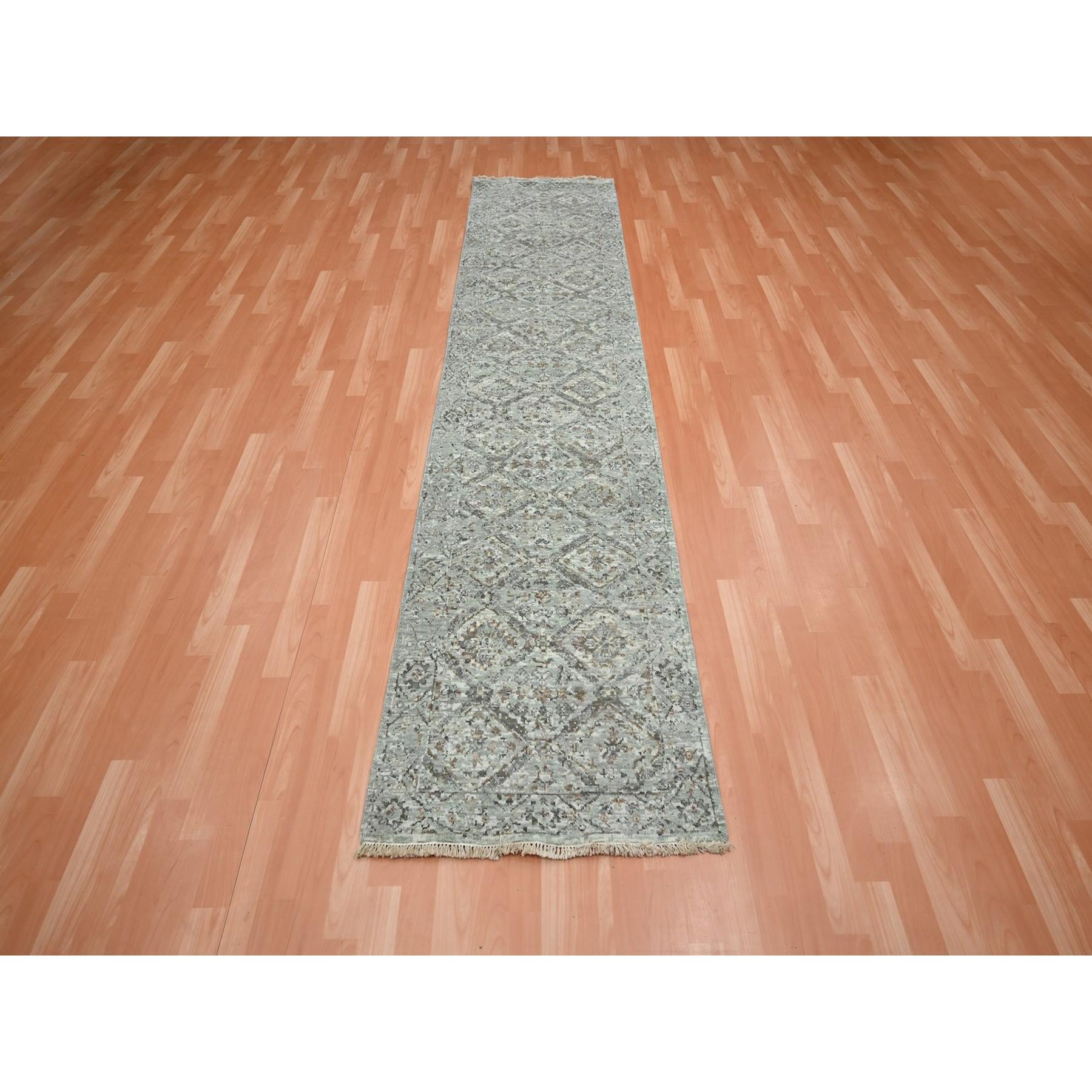 Oushak-And-Peshawar-Hand-Knotted-Rug-378770