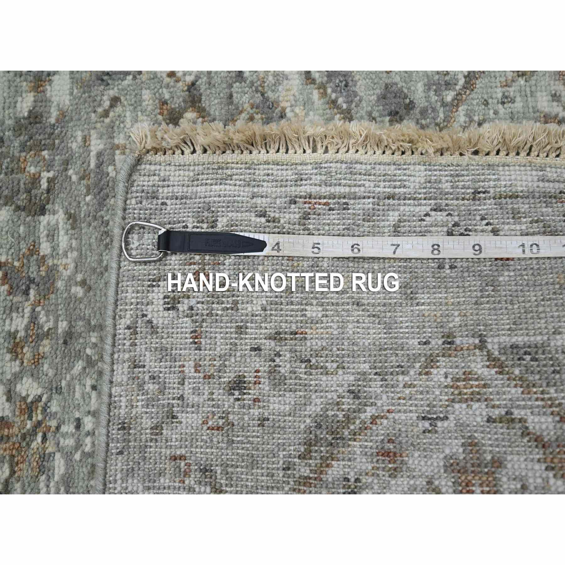 Oushak-And-Peshawar-Hand-Knotted-Rug-378770
