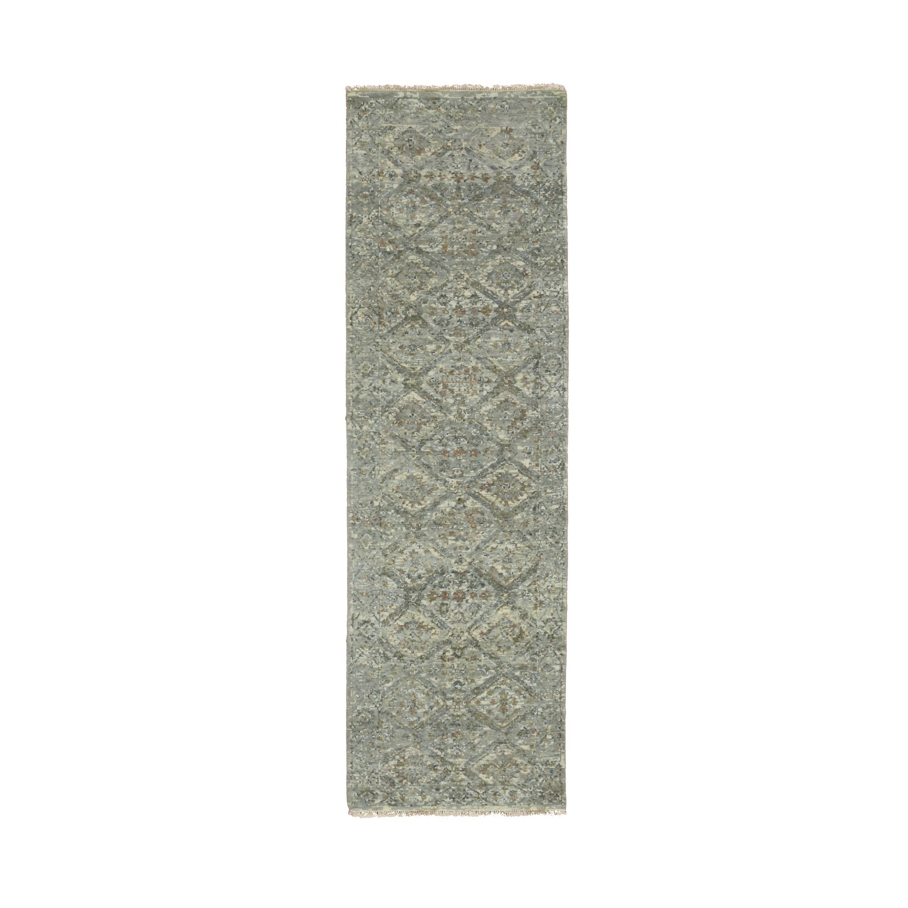 Oushak-And-Peshawar-Hand-Knotted-Rug-378775